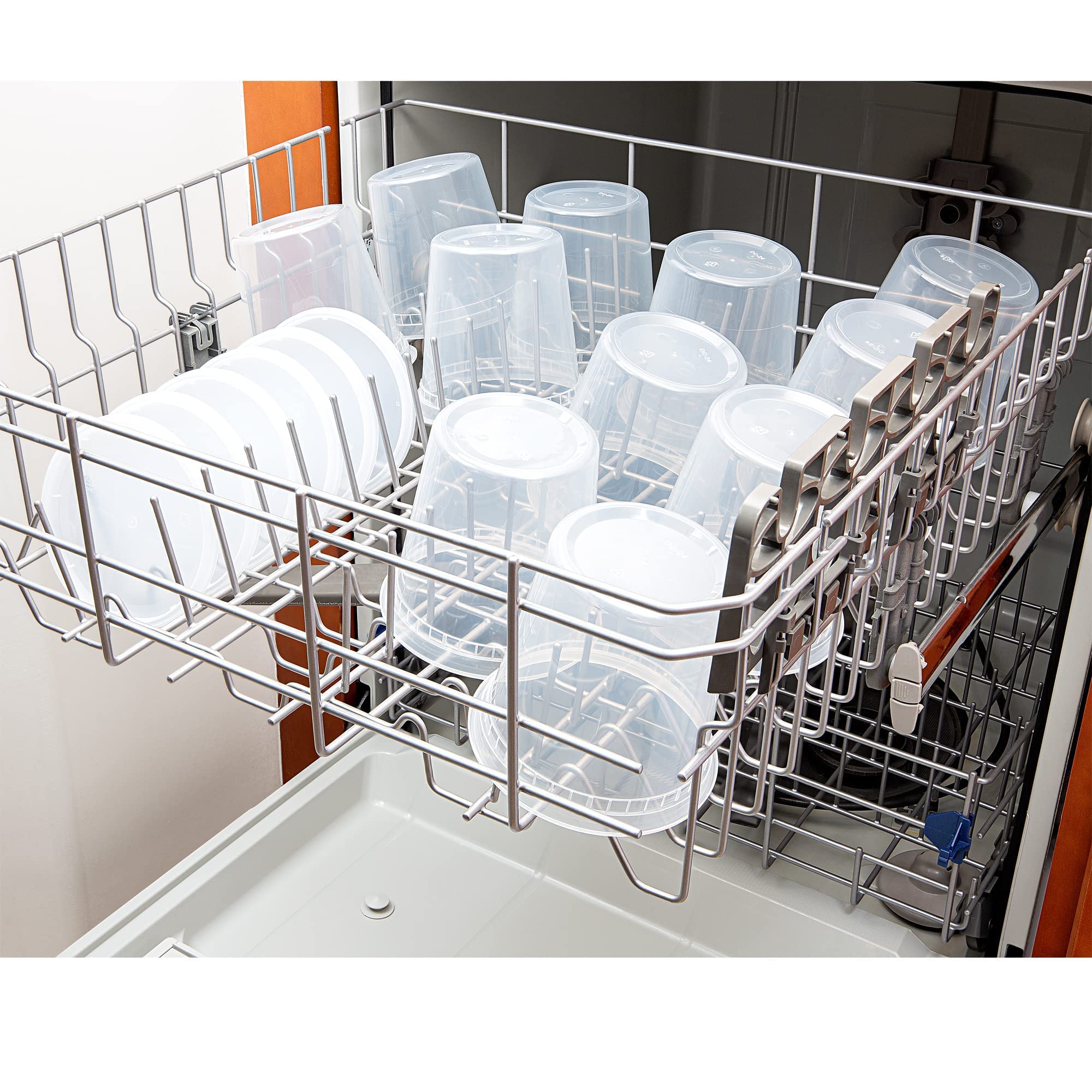 Durahome Deli Containers With Lids 24Oz. Leakproof 30 Sets Bpa-Free Plastic Food Storage Cups Clear Airtight Takeout Container H