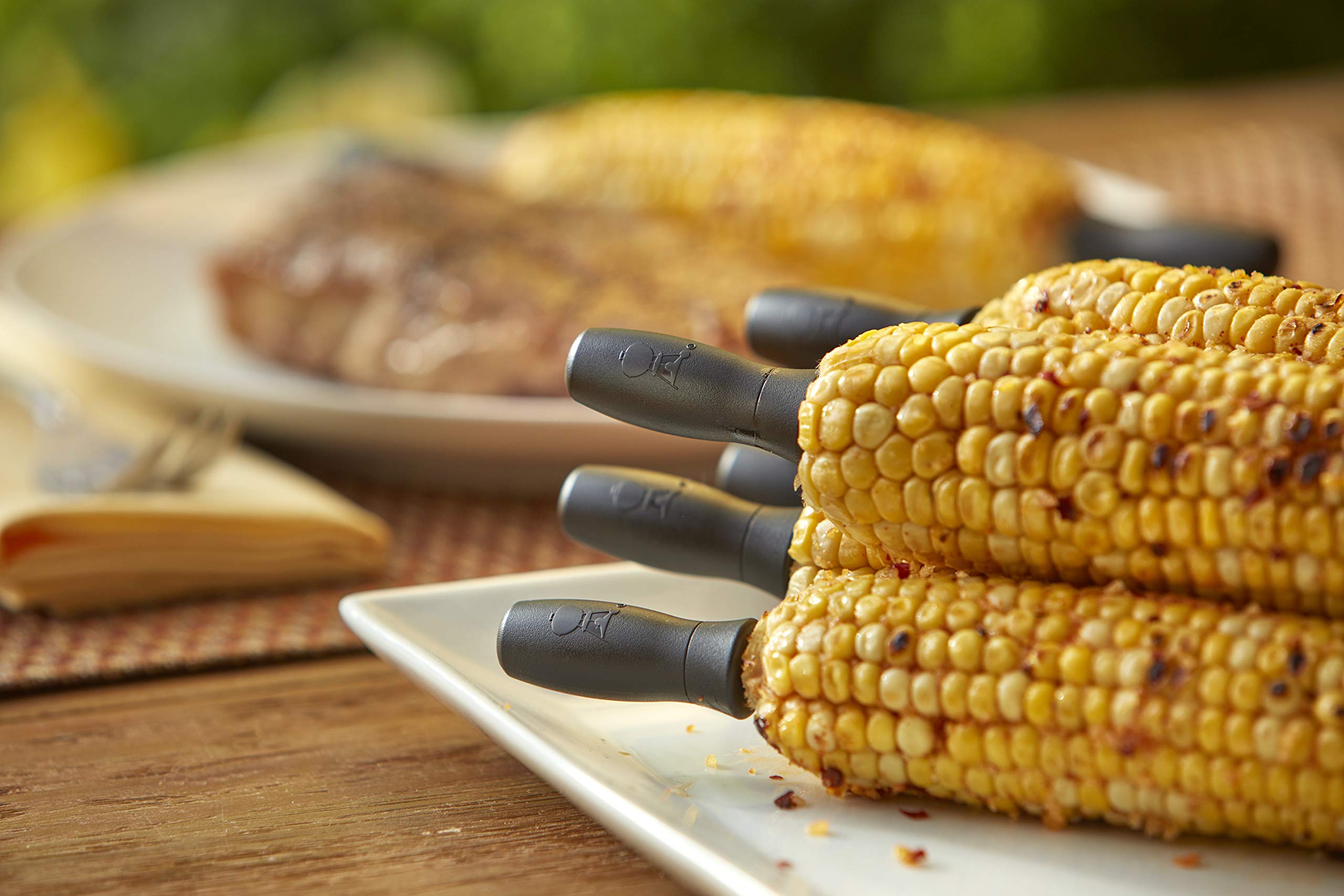Weber Original Corn Pick Set  Black