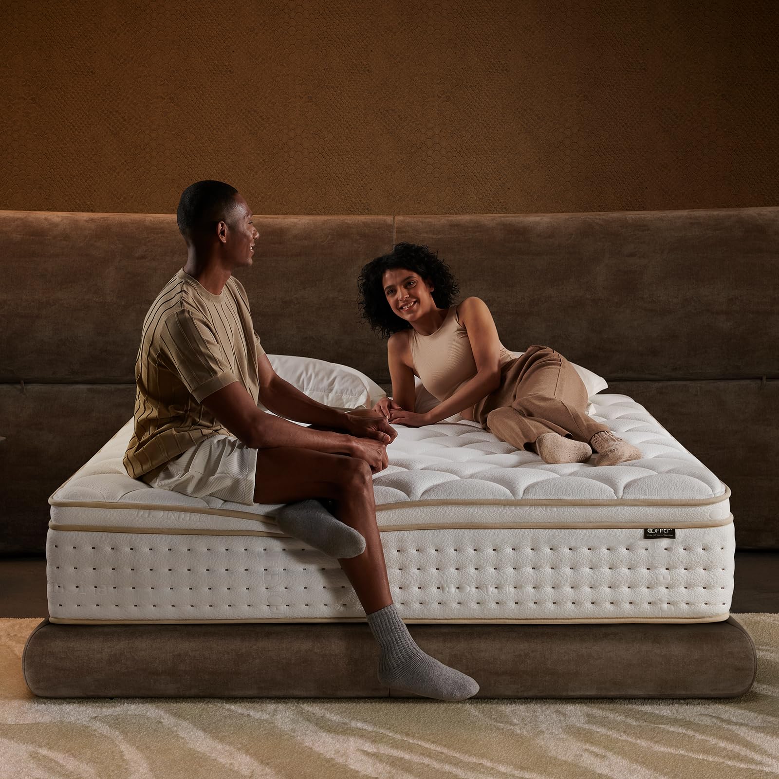 King Mattress 14 Inch, Medium Firm Hybrid With Memory Foam For Pressure Relief & Spinal Alignment - Supportive Comfort Without S