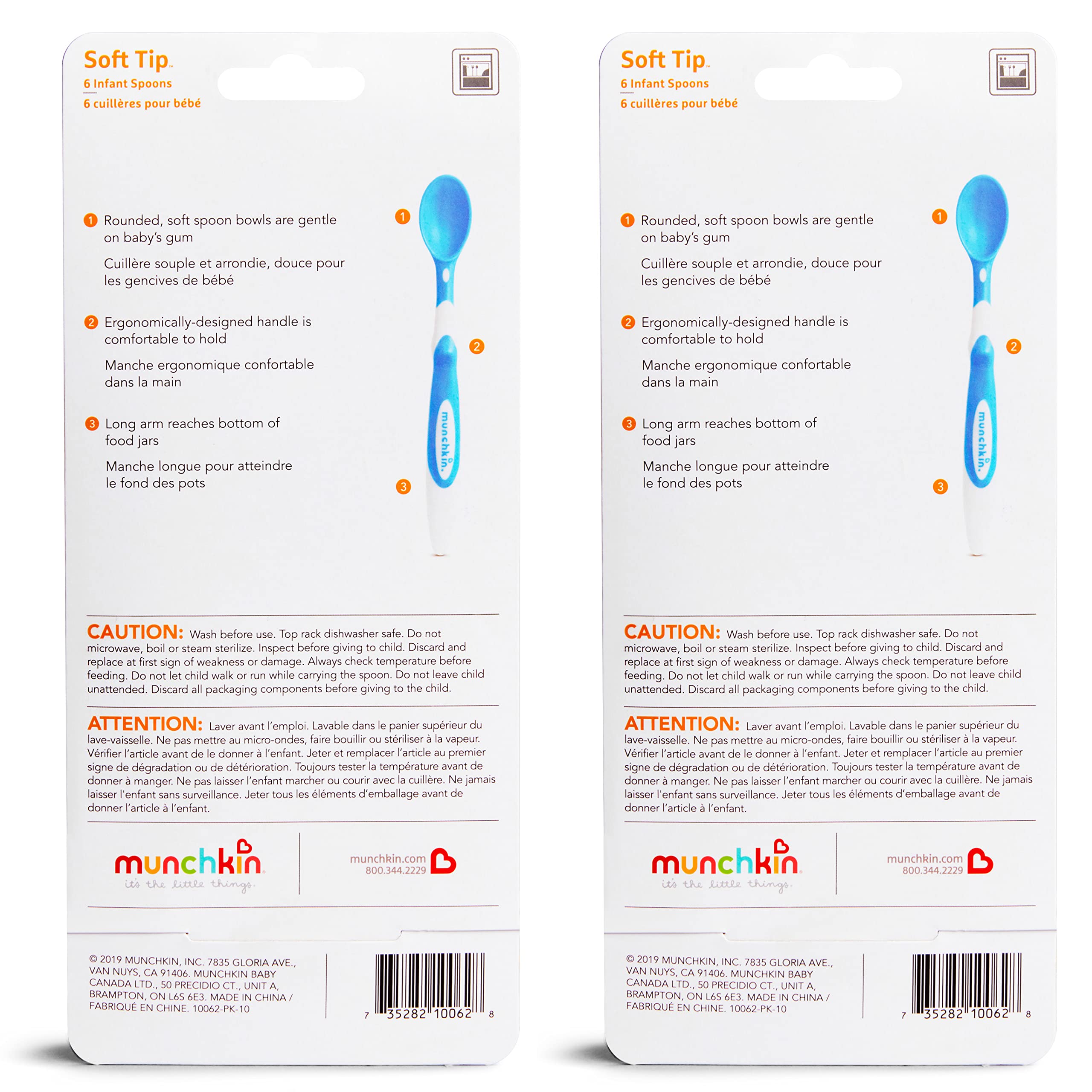 Munchkin Soft Tip Infant Spoons  12 Count (Pack of 1)