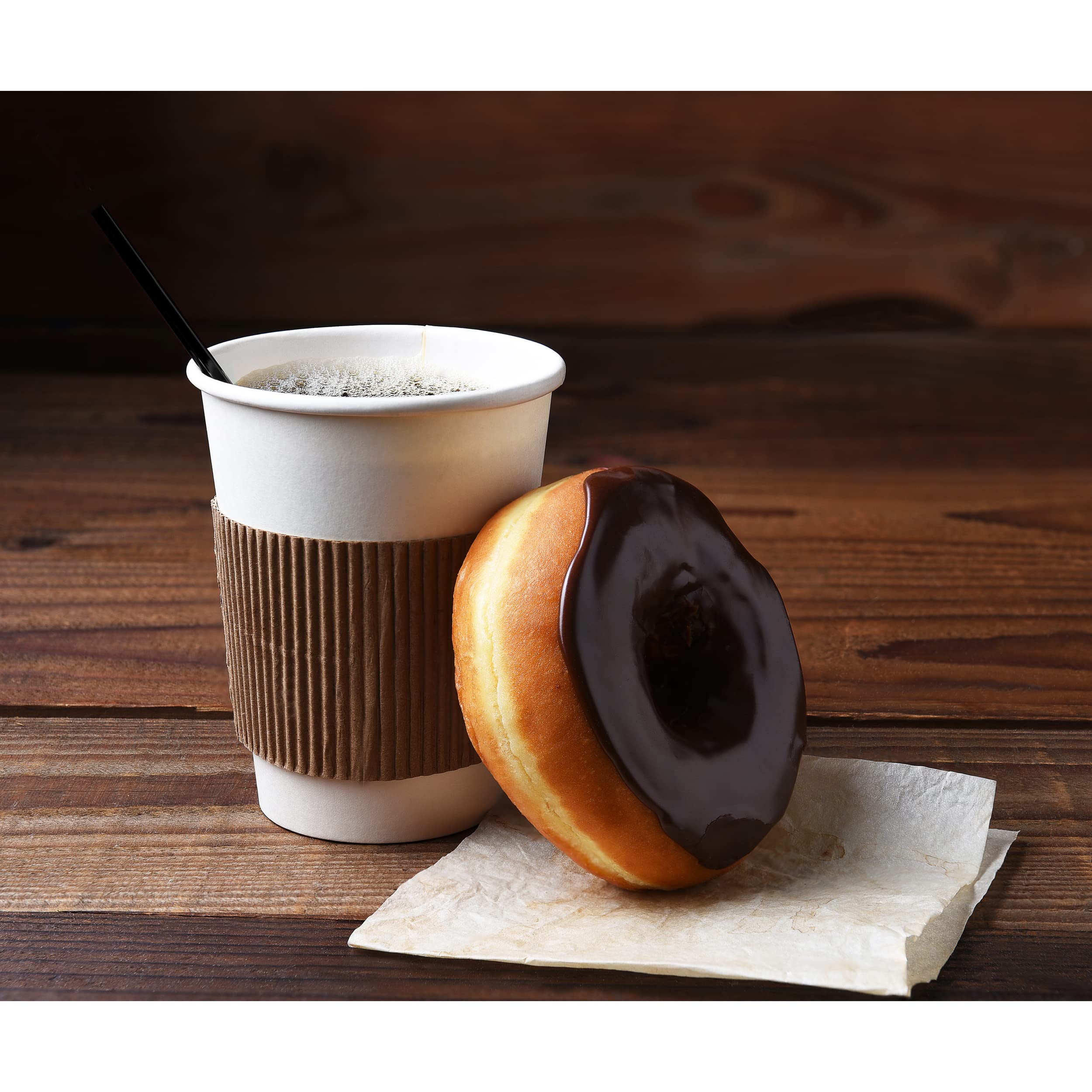 Durahome Plastic Stirrer Straws Individually Wrapped 1000 Pack, Black 5.75-Inch Sip Drinking Stir Sticks For Cocktails And Coffe