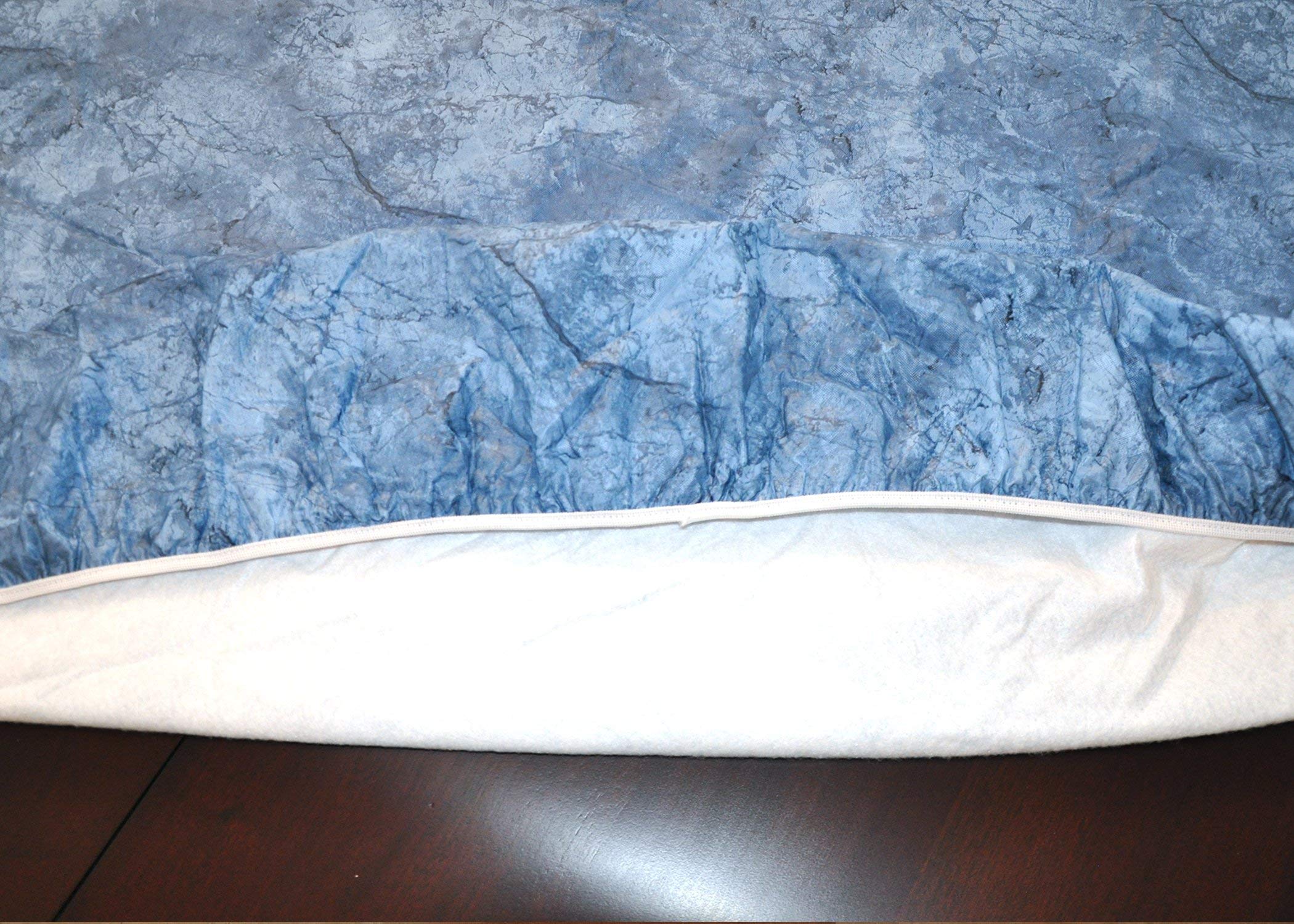 Laminet - Deluxe Cushioned Heavy-Duty Elastic Edged Quilted Table Pad - Small Round - Fits Tables Up To 44'' Diameter - The Ulti