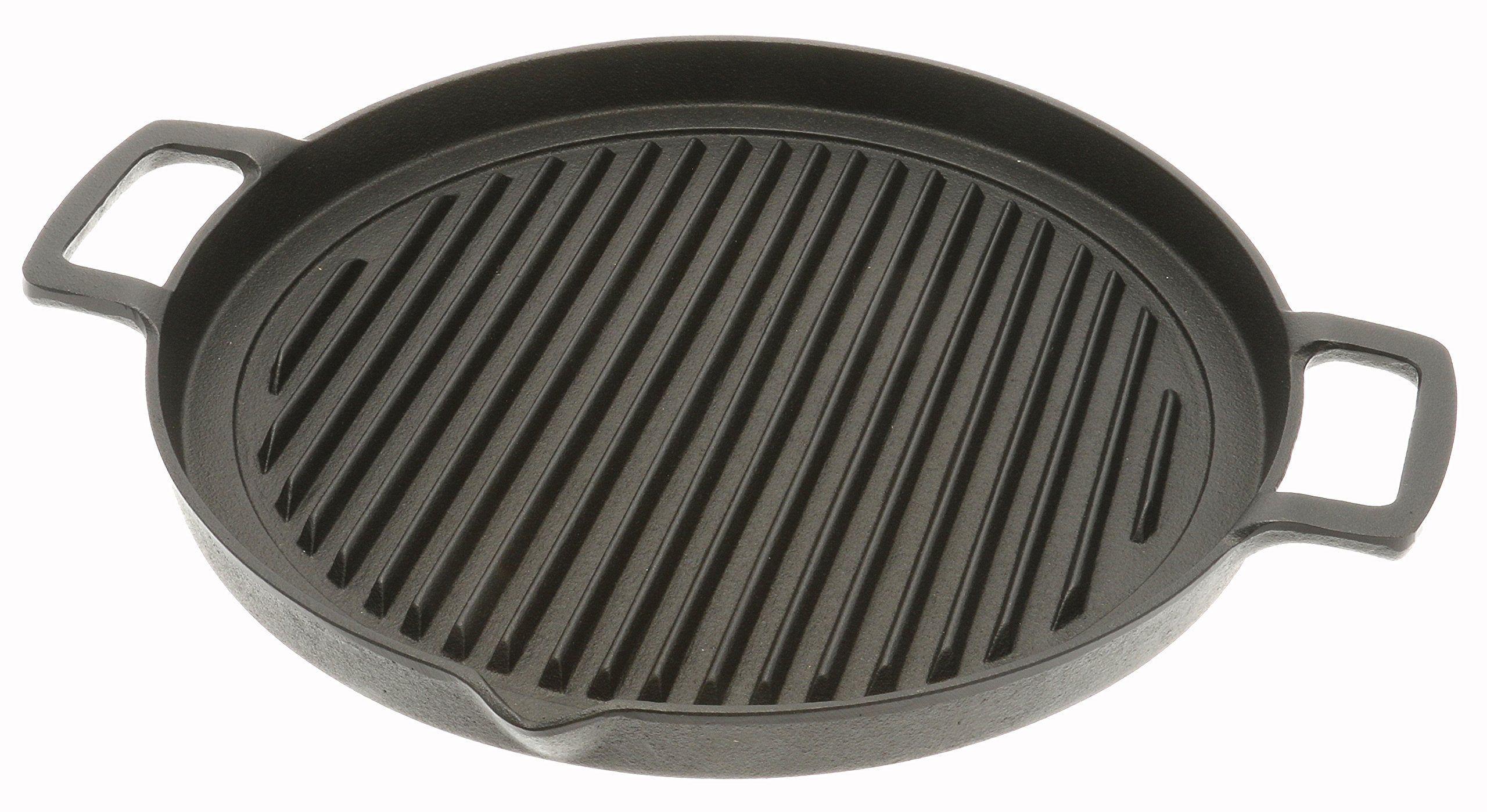 Iwachu Cast Iron Grill And Kalbi Pan, Black