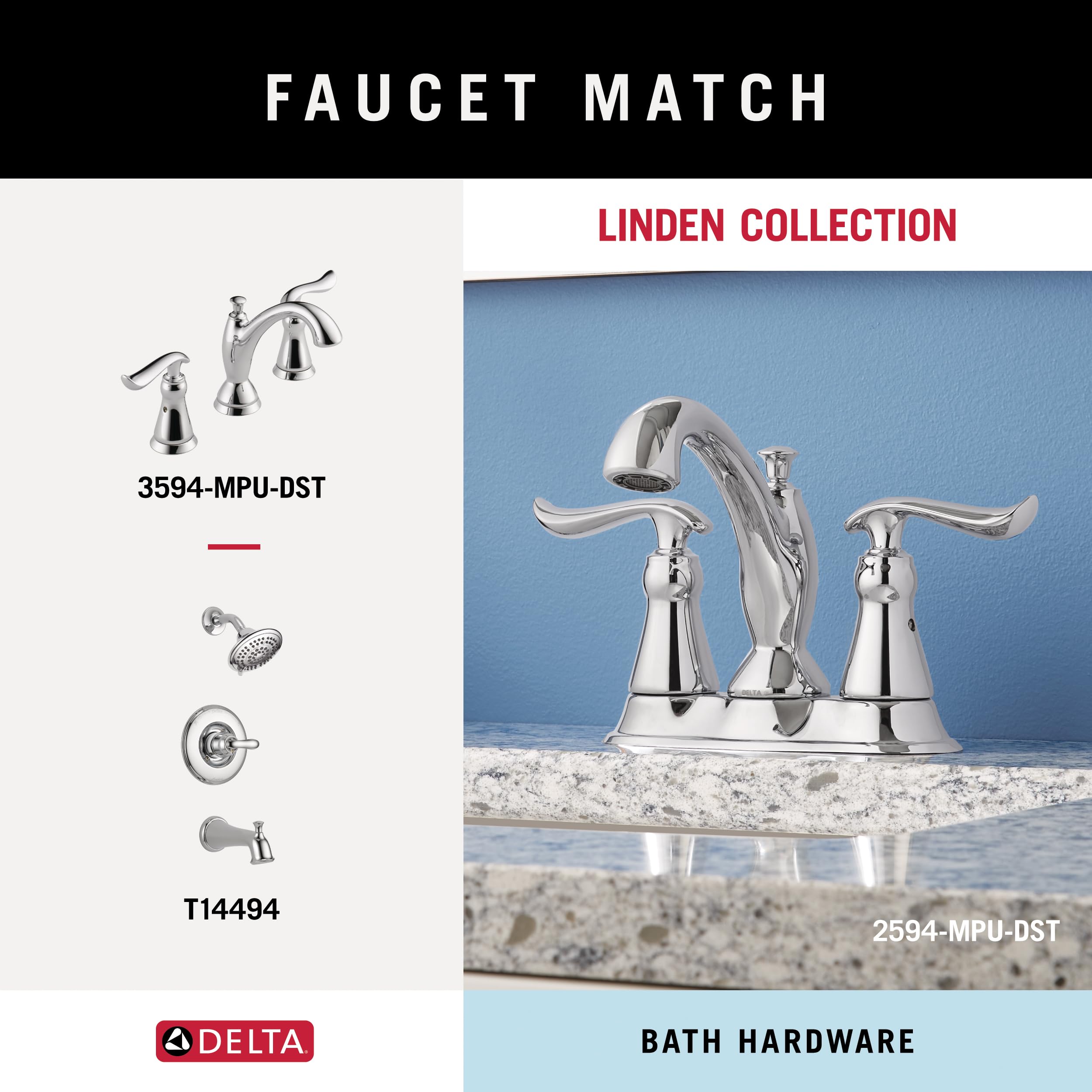 Delta Faucet 79450 Linden Wall Mount Pivot Arm Toilet Paper Holder Bath Hardware Accessory In Polished Chrome