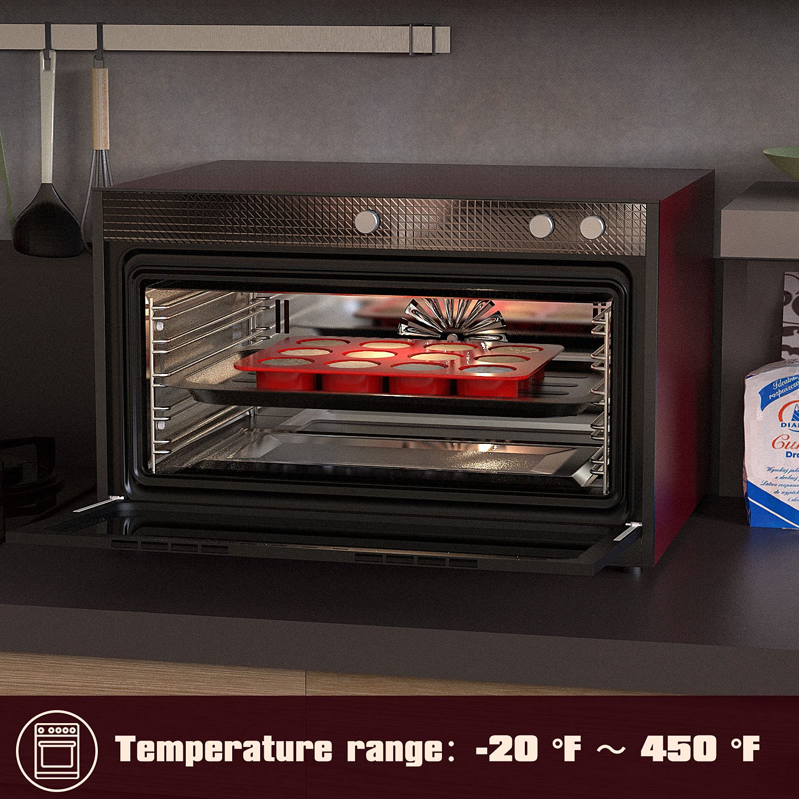 2 Inch Chocolate Covered Oreo Molds Silicone - Set Of 2-24 Cup Silivo Chocolate Cookie Molds For Baking, Round Silicone Molds Fo