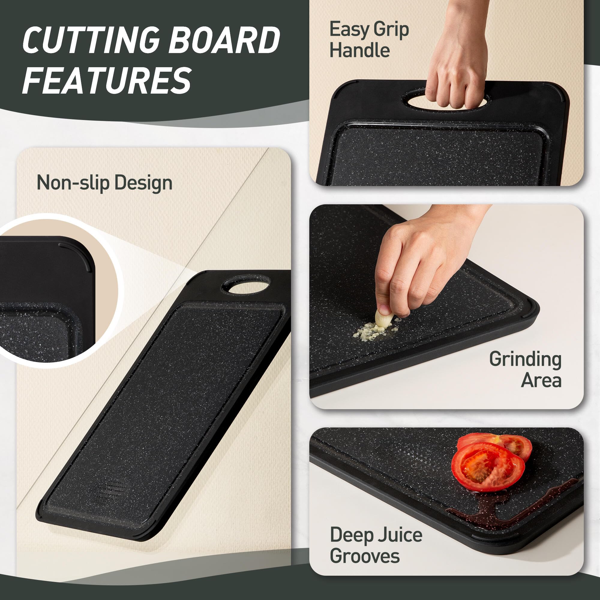 Stainless Steel Cutting Board, Best Non Toxic Cutting Boards for Kitchen, Double Sided Metal Chopping Board for Meat/Vegetables,