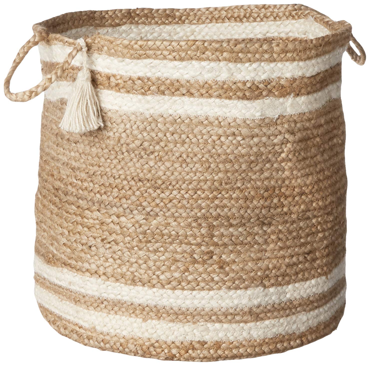 Lr Home Betsy Basket, 19'' X 19'' X 19'', Tan/White