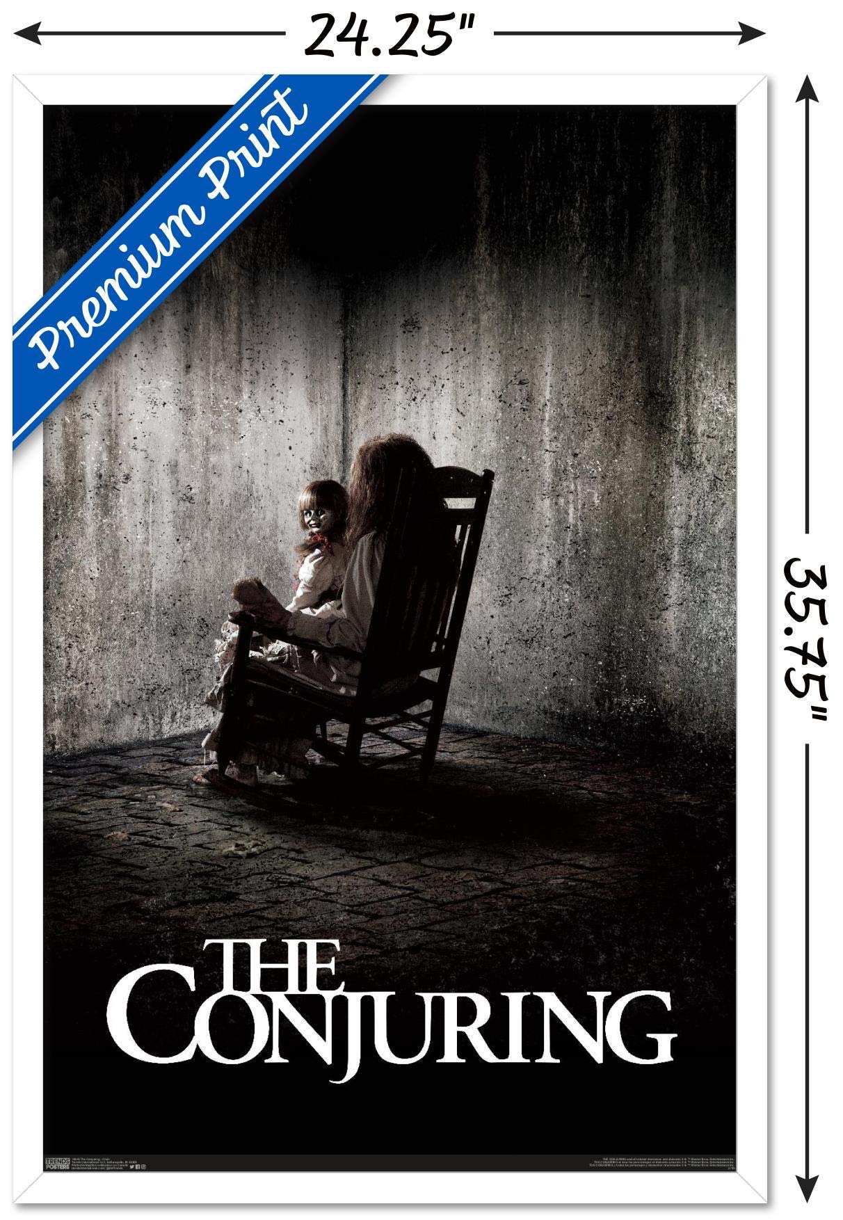 Trends International The Conjuring - Chair Wall Poster, 22.375'' X 34'', White Framed Version