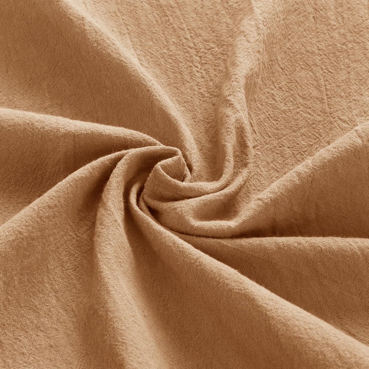 Mlmw Caramel Cloth Napkins Set Of 6 Rustic Cotton Dinner Napkins Cloth Bulk Washable 16''  16'' For Wedding Party Baby Bridal Sh