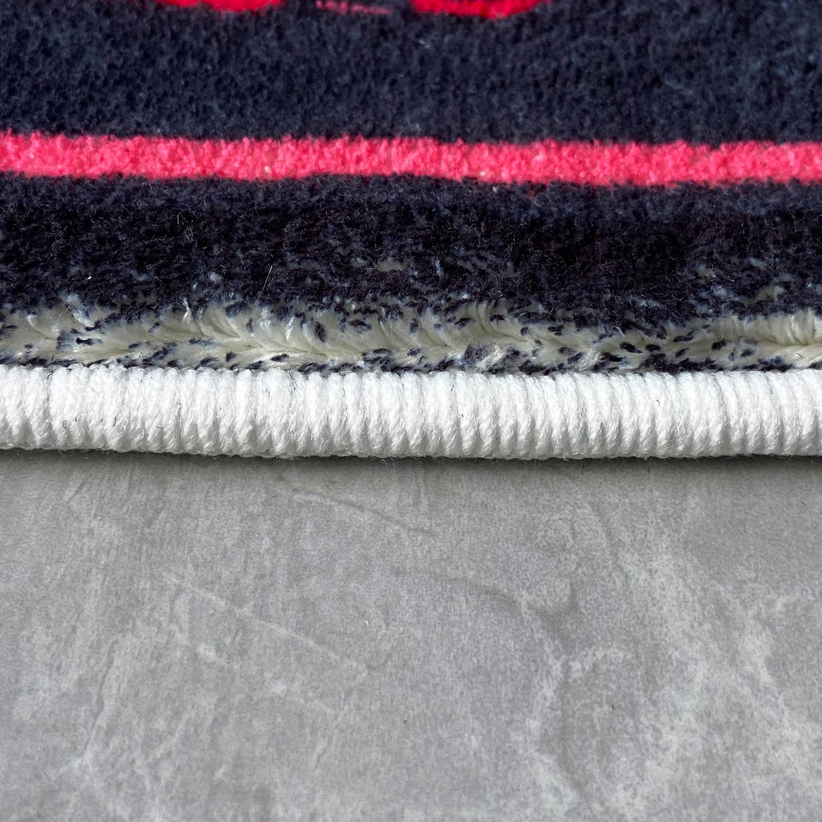 VBFGRT Interesting Red Lip Devil Eye Shape Plush Rugs Lovely Bedroom Comfortable Home Decoration Door Mat Cartoon Bathroom Absorbent Bath Mat Indoor Carpet Kitchen Non-Slip Mats  31.5x19.5