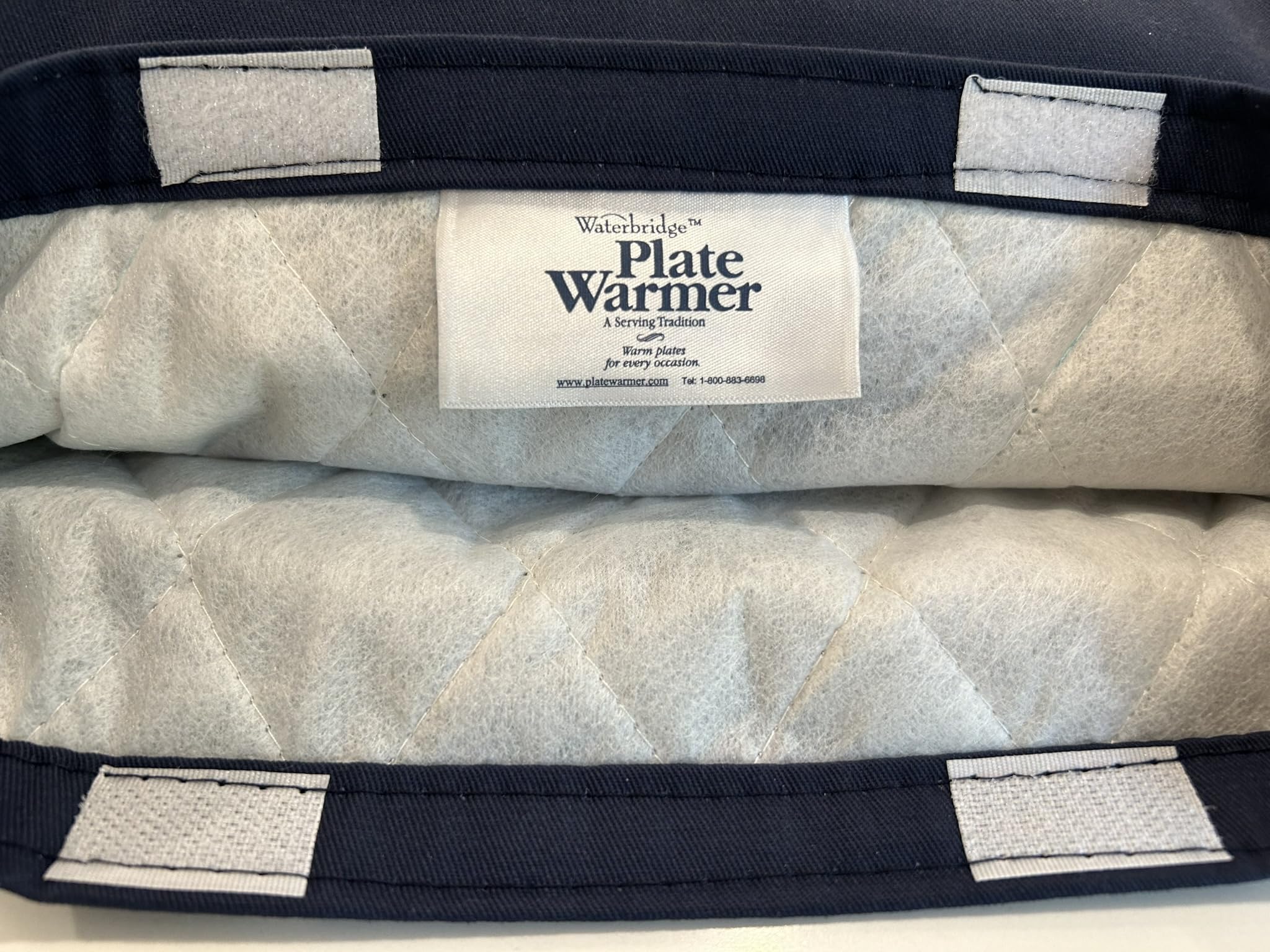 Waterbridge Electric Plate Warmer - Heritage Natural - Holds 6 Plates - Small - Natural Cotton
