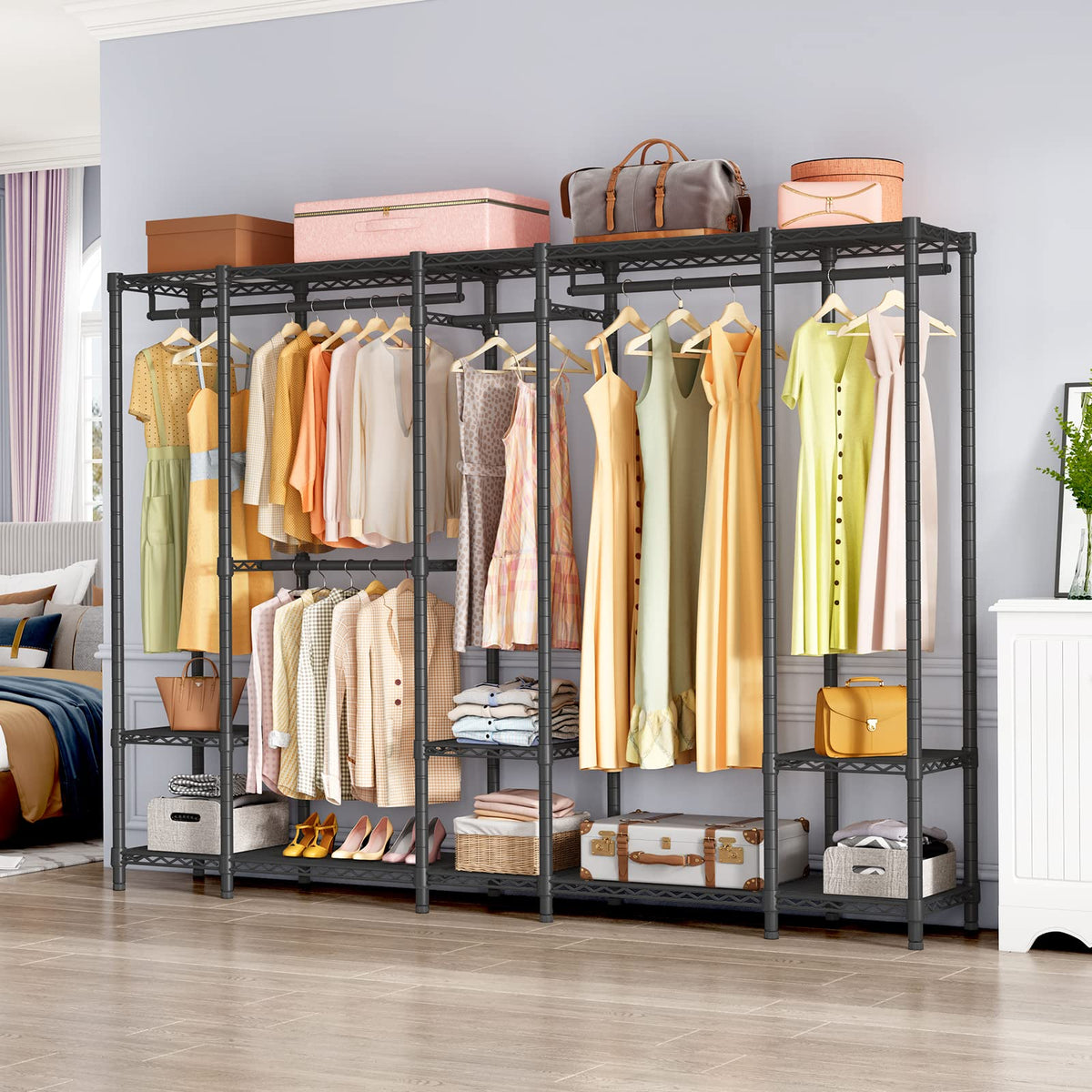 Vipek V50I Extra Large Portable Closet Rack Bedroom Armoire Freestandi ...