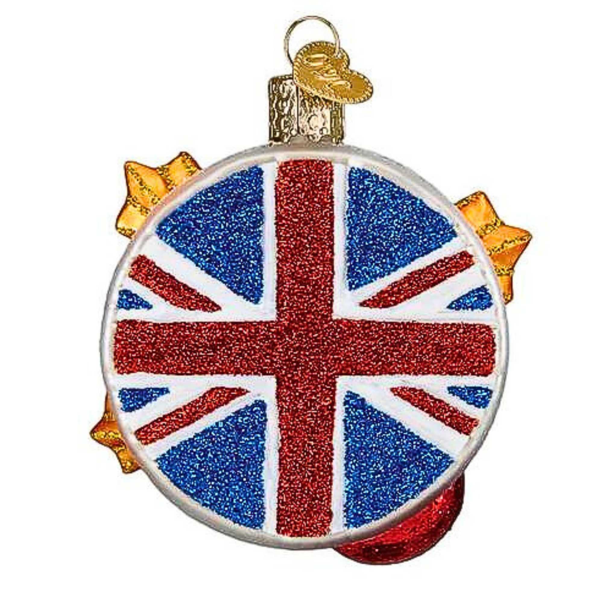 Old World Christmas The Rolling Stones Tongue Glass Blown Ornament for Christmas Tree, Handcrafted Holiday Decoration, Music Col