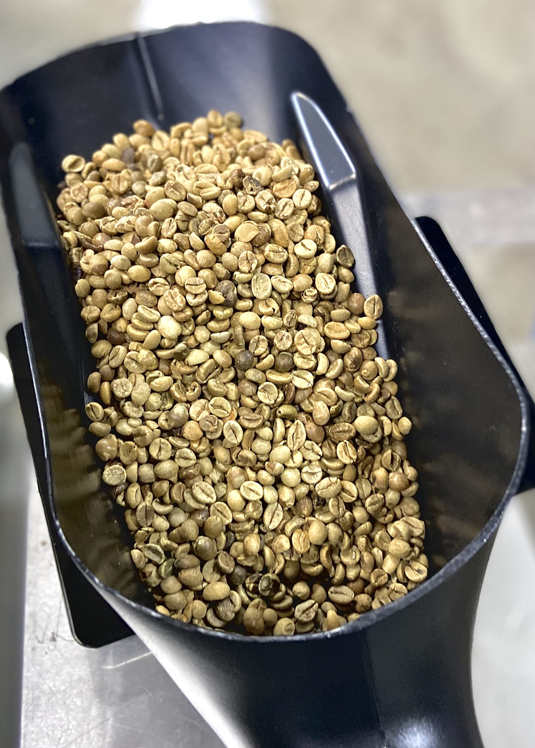 Rattleware Black Half Kilo Bean Scale Scoop - Durable Construction For Daily Use - Precised Coffee Bean Measurement Tool For Bar