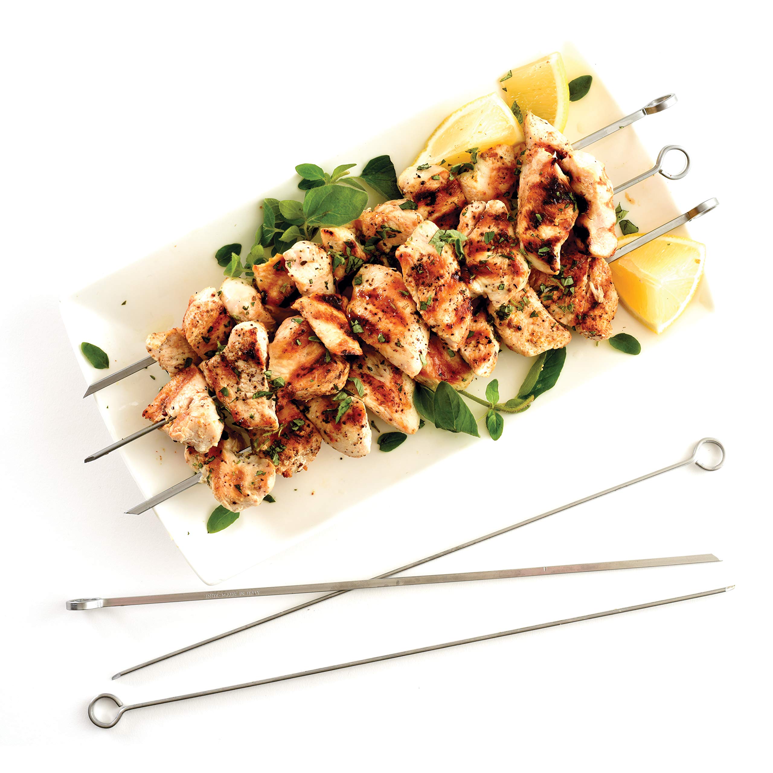 Norpro Stainless Steel 12-Inch Skewers  Set of 6