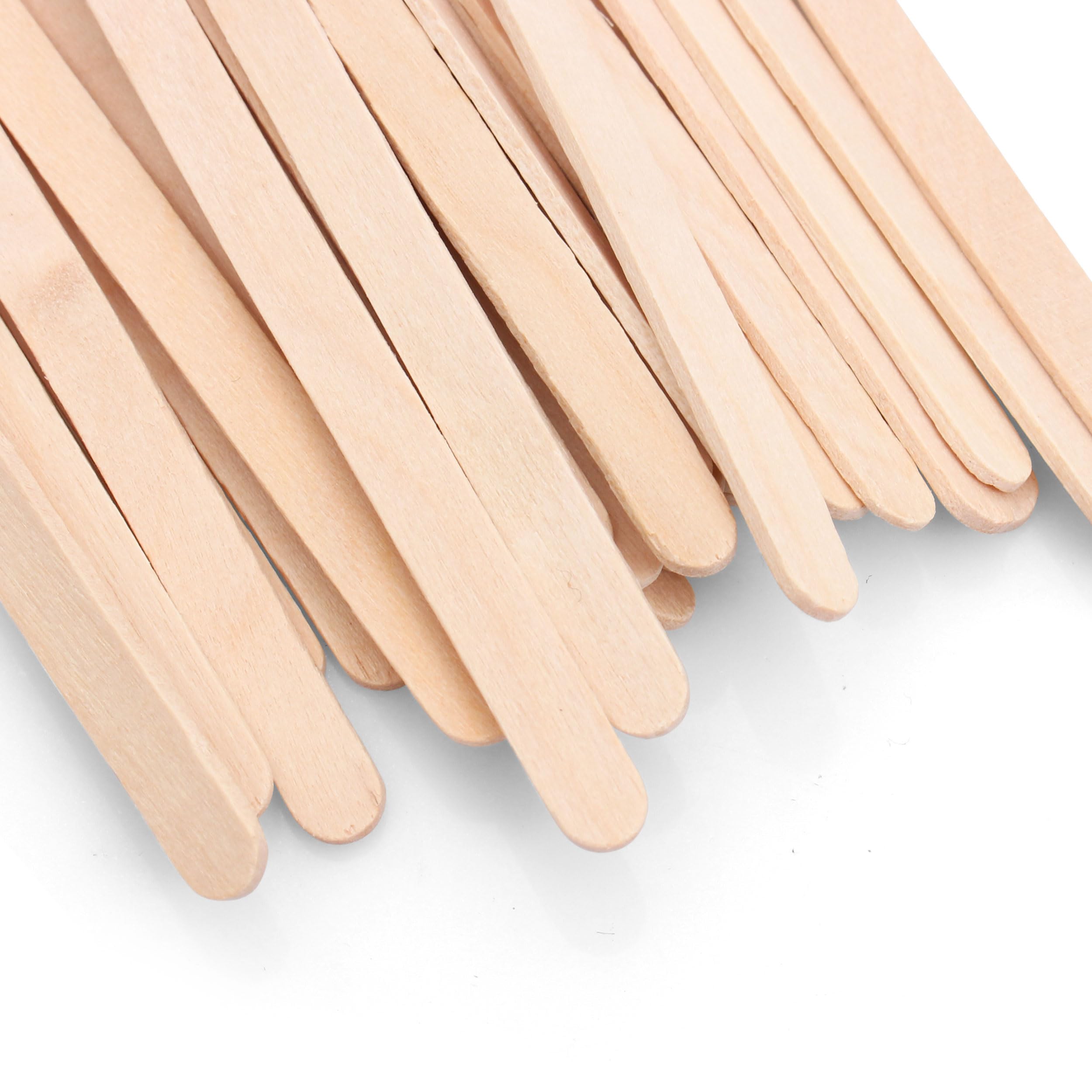 Antetok Wooden Coffee Stirrers - Coffee Stir Sticks 7 Inch,500Pcs Disposable Birch Wood Coffee/Beverage Stirrers,Swizzle Drink S