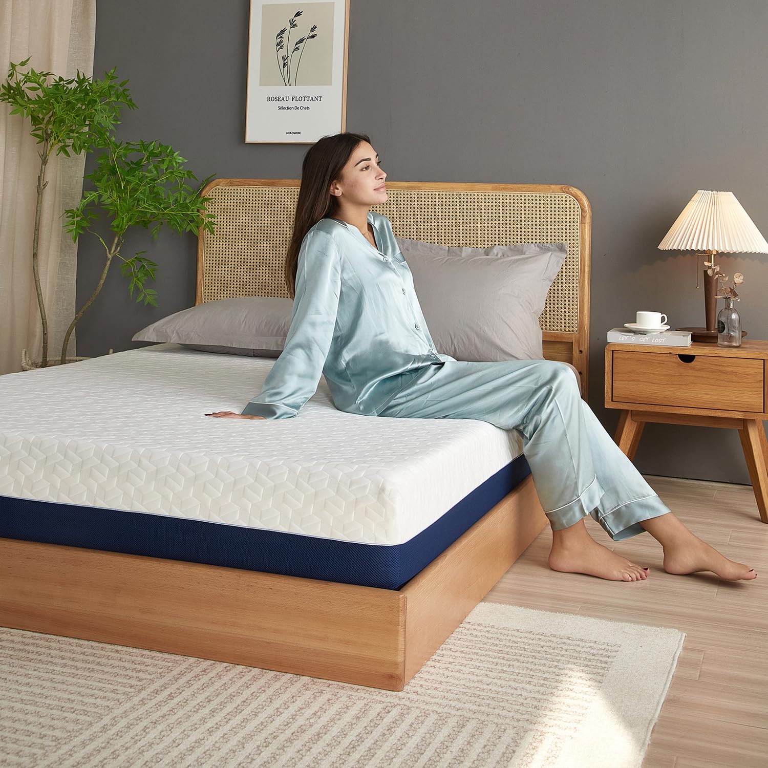 Full Size Mattress - 6 Inch Cooling Gel Memory Foam Mattress In A Box,Cool Gel-Infusion For Cooler Sleep,Breathable Cover,Health
