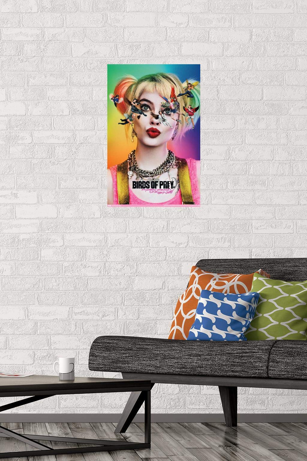 Trends International Dc Comics Movie - Birds Of Prey - Teaser Wall Poster, 14.725'' X 22.375'', Premium Unframed Version