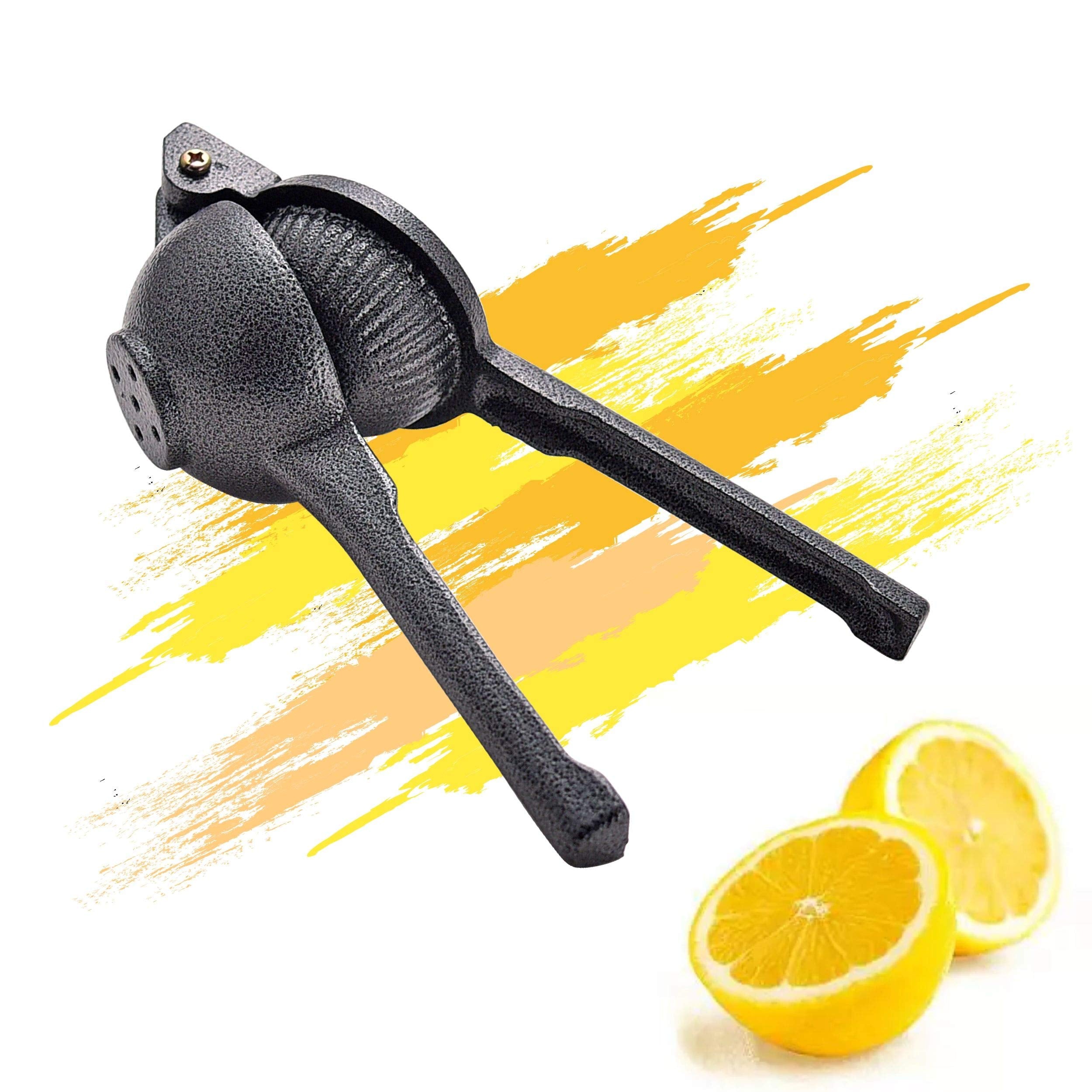 Arc, J-002 Cast Iron Lemon Lime Squeezer, Heavy Duty Juicer Hand Press, Fresh Citrus Juicer Press, Great For Juicing Oranges, Po