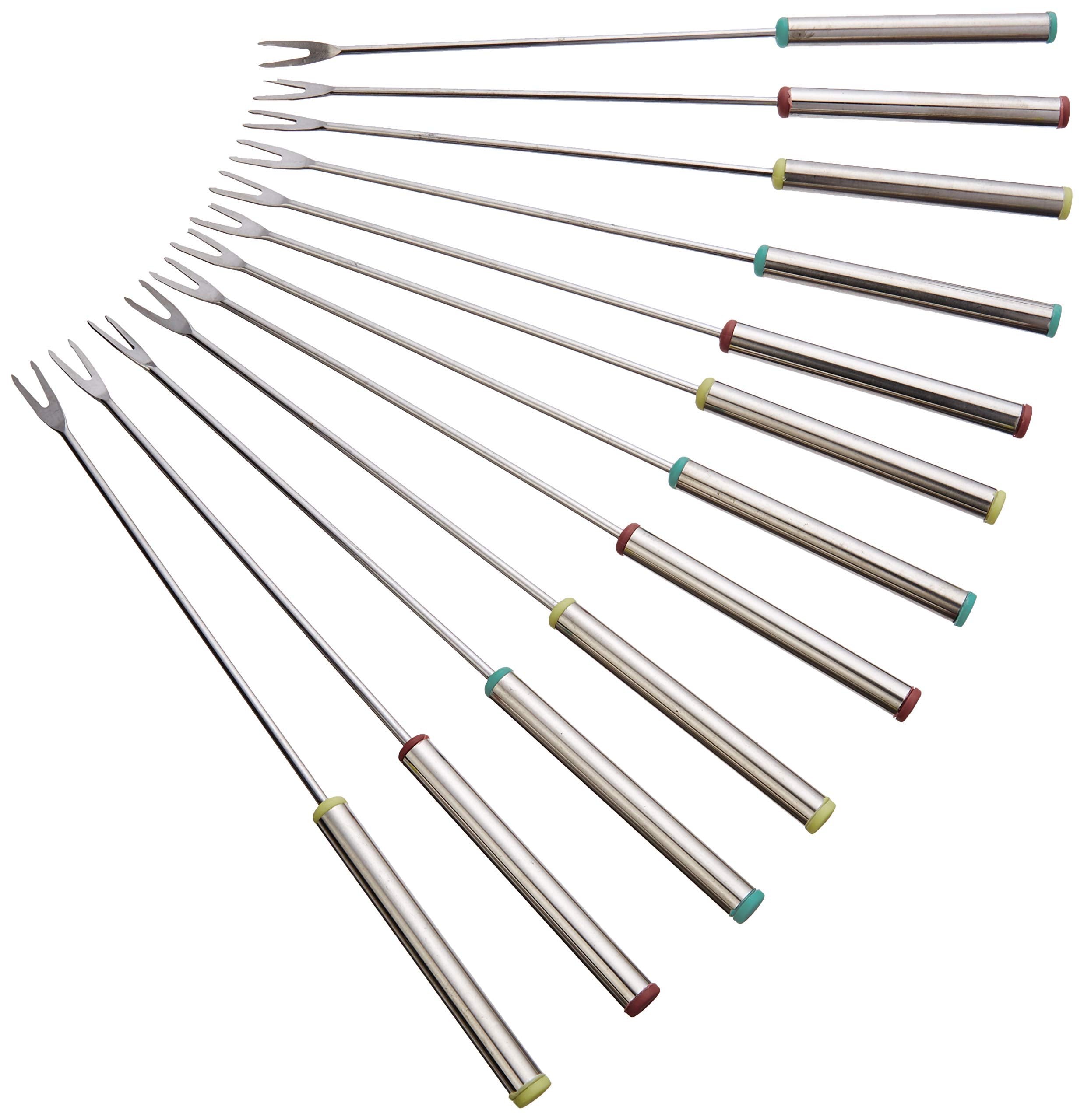 Fox Run Stainless Steel 9.5'' Fondue Forks, 9.25 X 0.5 X 0.5, Metallic