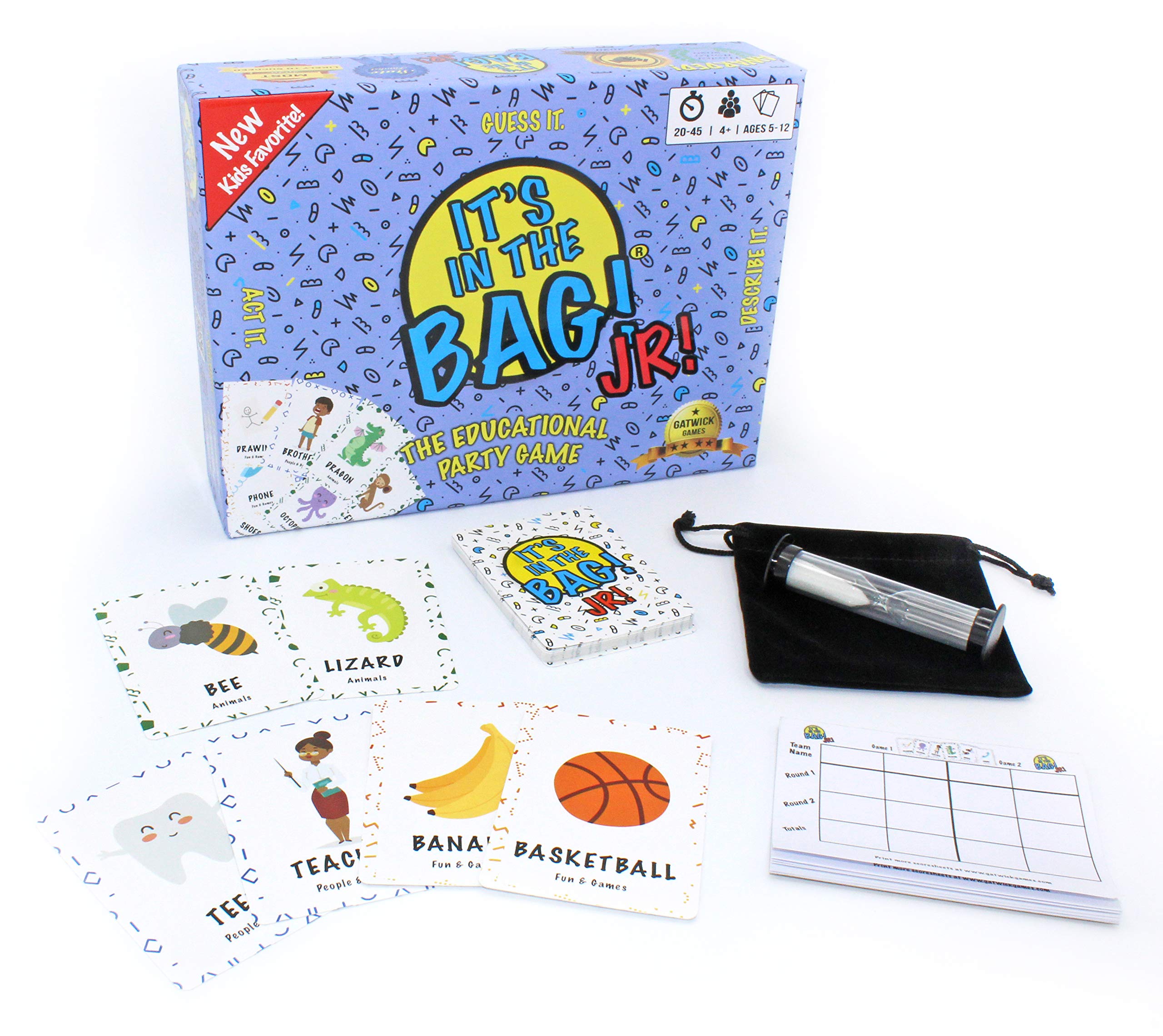 It'S In The Bag! Jr. - A Charades Game For Kids And Family! - Interactive Picture Charades Board Games For Family Night, Board G