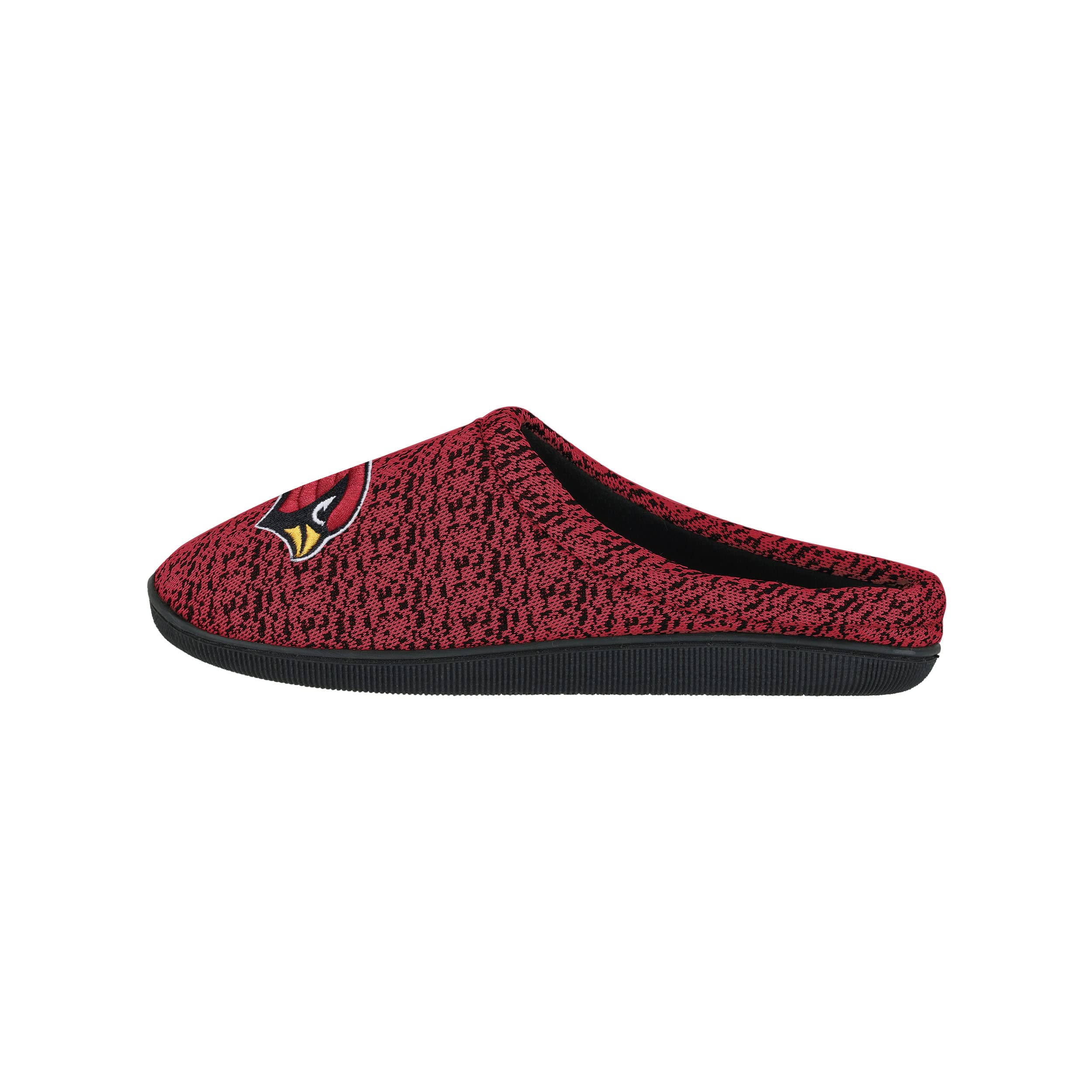 Nfl Arizona Cardinals Mens Poly Knit Cup Sole Slipper, Team Color, Small (7-8)
