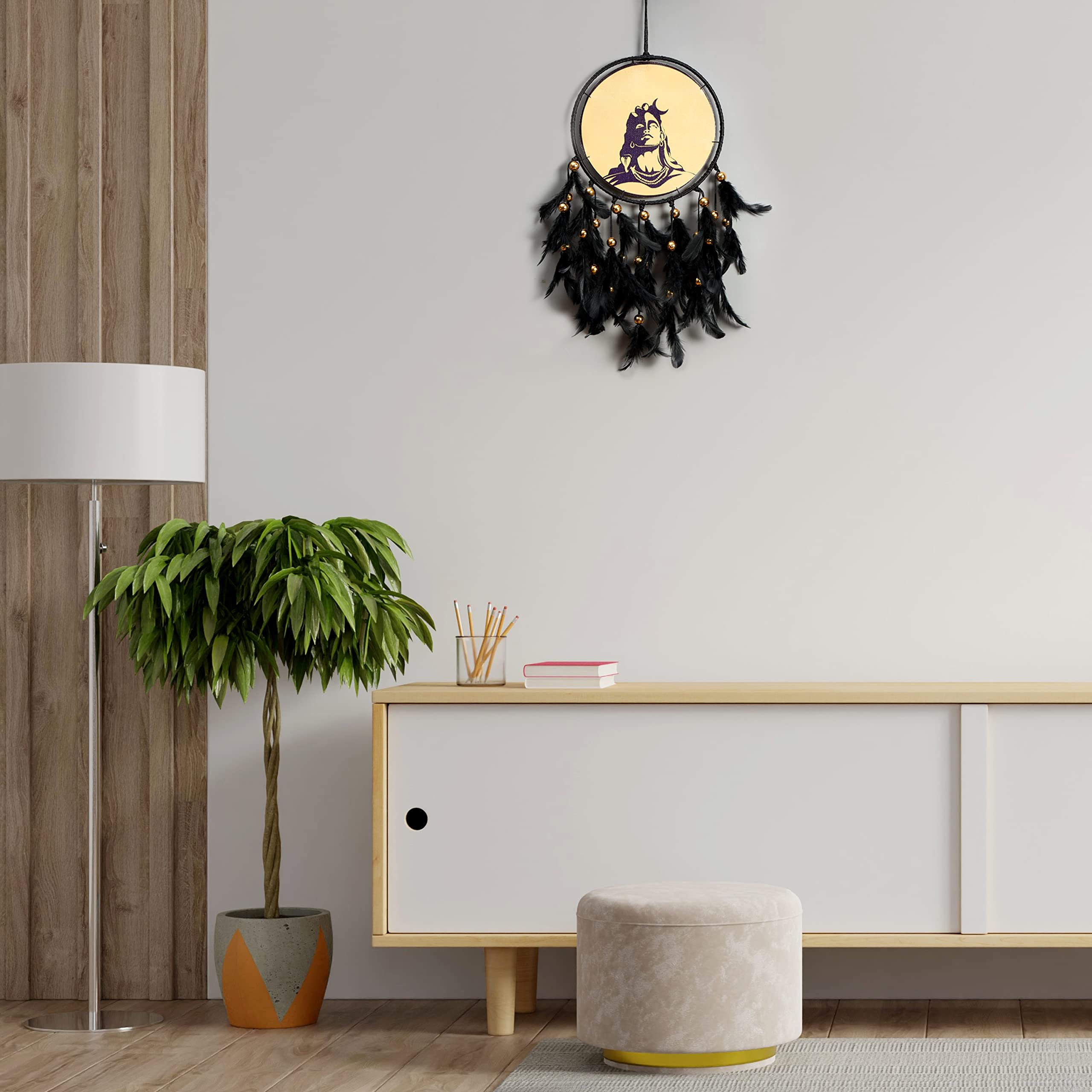 Duli Dream Catcher Handmade Tree Of Life Canvas Dreamcatcher For Bedrooms Office Balcony Outdoors Garden Car Hanging, 49Cm, Drea