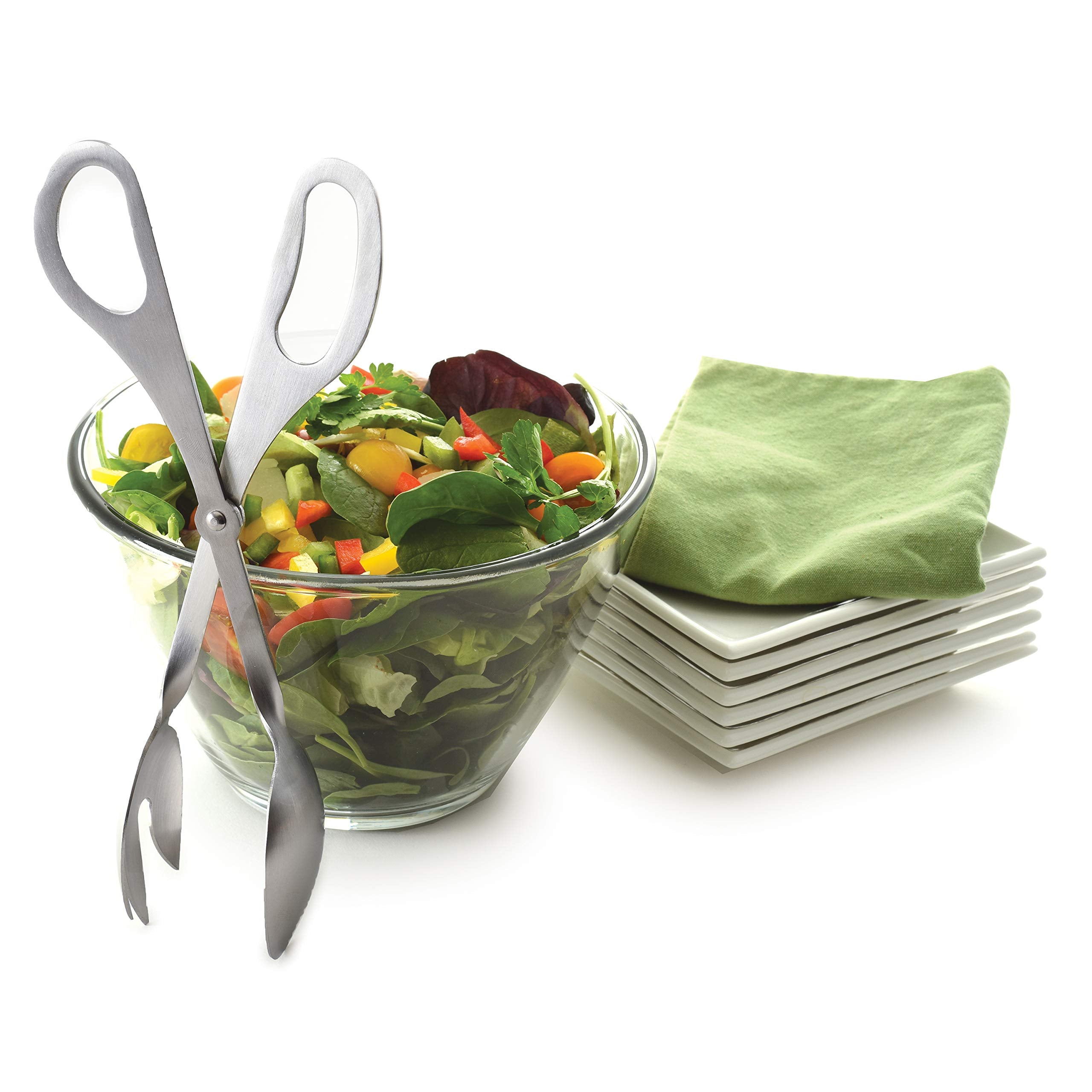 Norpro Stainless Steel Salad Tongs, 10.5-Inch, One Size
