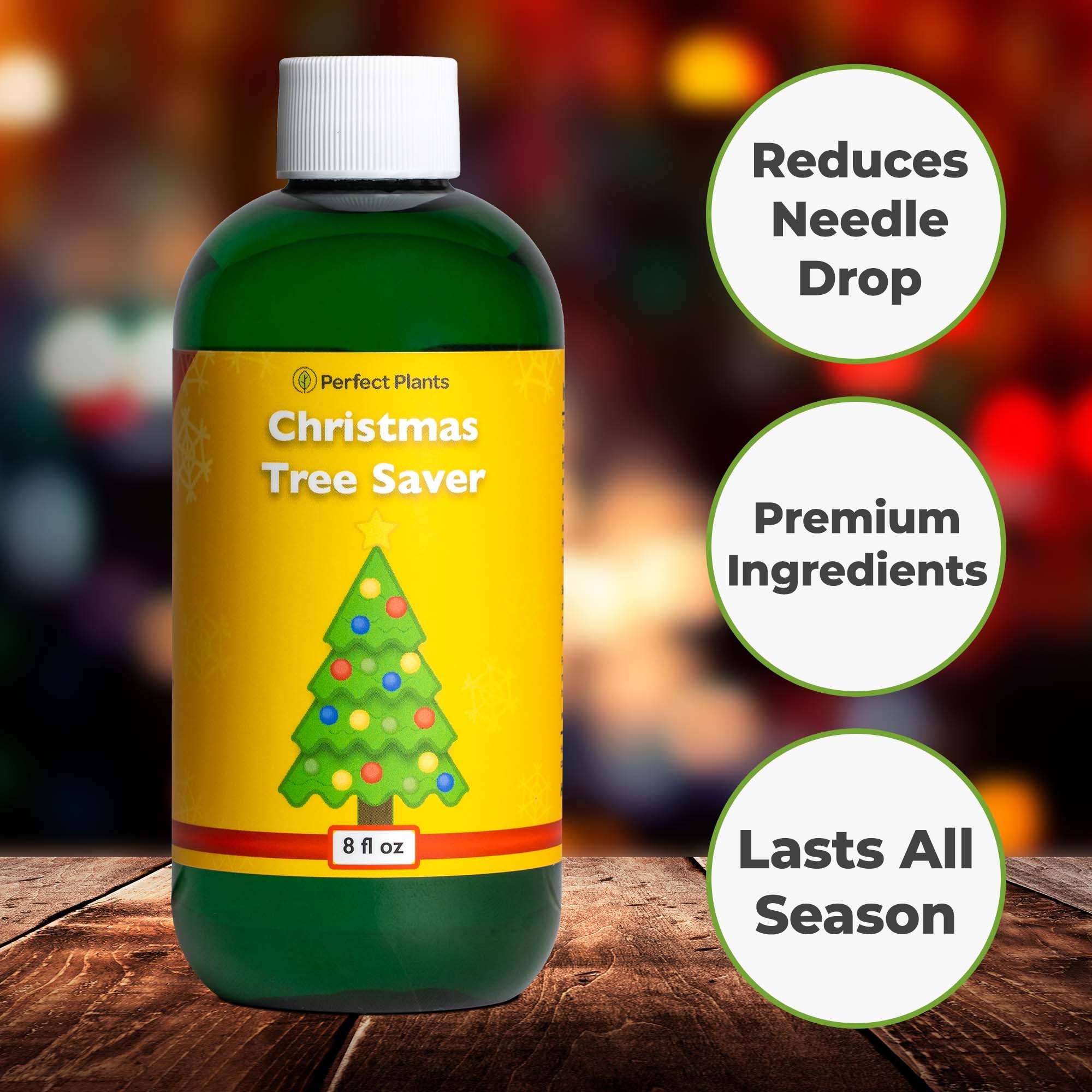 Perfect Plants Christmas Tree Saver 8oz. | Easy Use Xmas Tree Preserver Food | Have Healthy Green Christmas Trees All Holiday Se