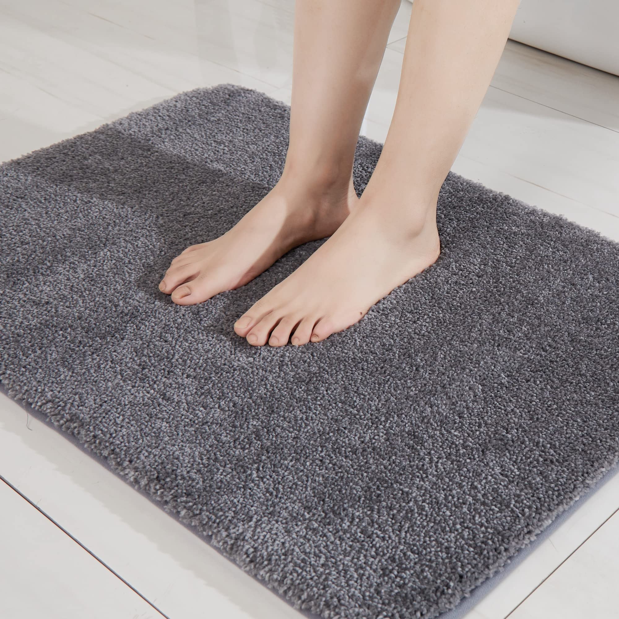 Cosy Homeer Extra Thick Bath Rugs For Bathroom - Anti-Slip Bath Mats Soft Plush Yarn Shaggy 100% Strong Mirco Polyeste Mat Livin