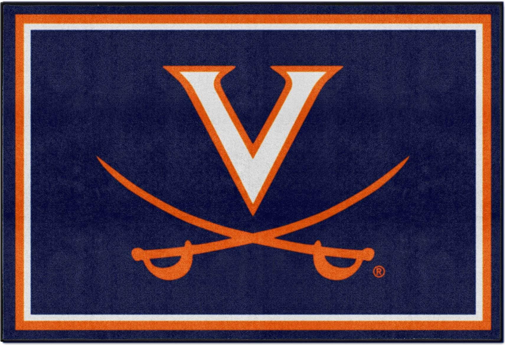 University of Virginia 5ft. x 8 ft. Plush Area Rug