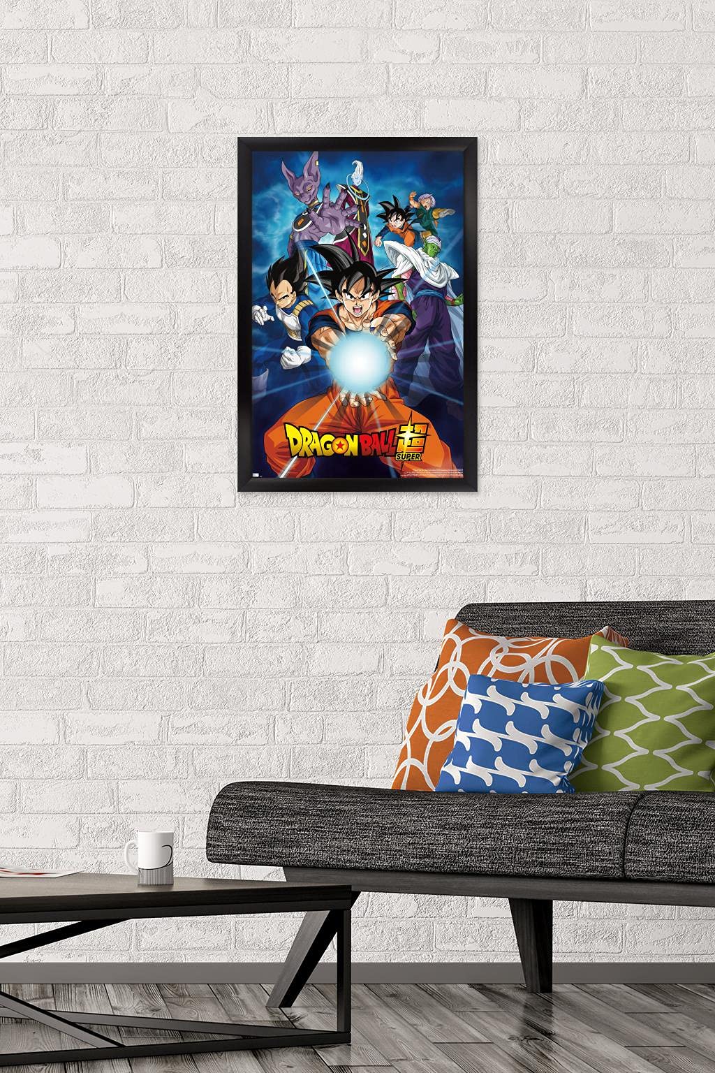 Trends International Dragon Ball Super - Groups Wall Poster, 14.725'' X 22.375'', Black Framed Version