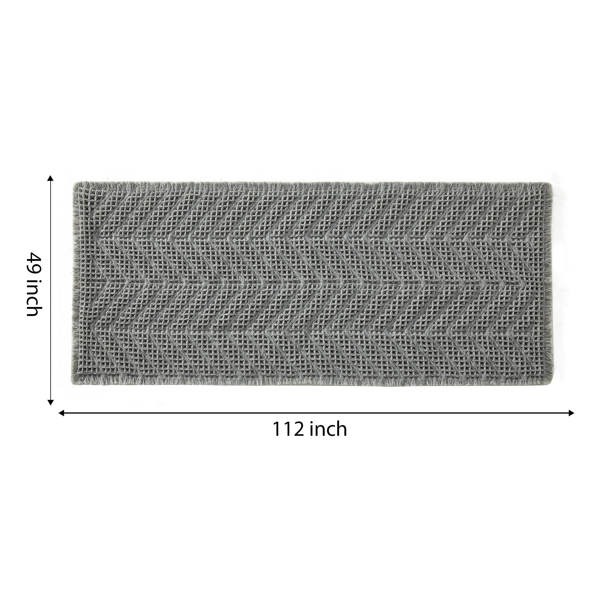 Bululom Bath Matts For Bathroom,Upgraded Waffle Super Absorbent Bath Mat,Bathroom Rugs Non Slip Washable, Quick Dry Shower Mats,