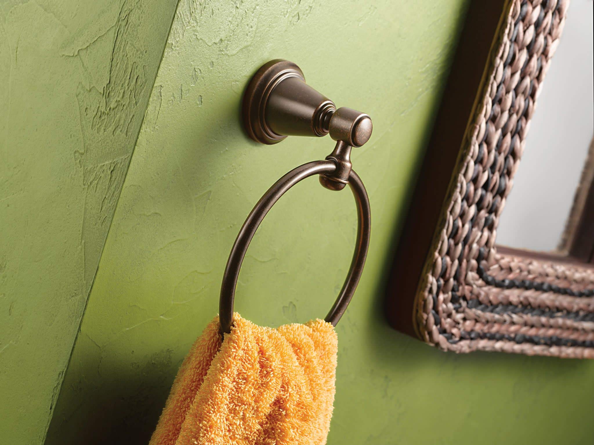 Moen Dn3686Orb Inspirations Towel Ring, Oil Rubbed Bronze