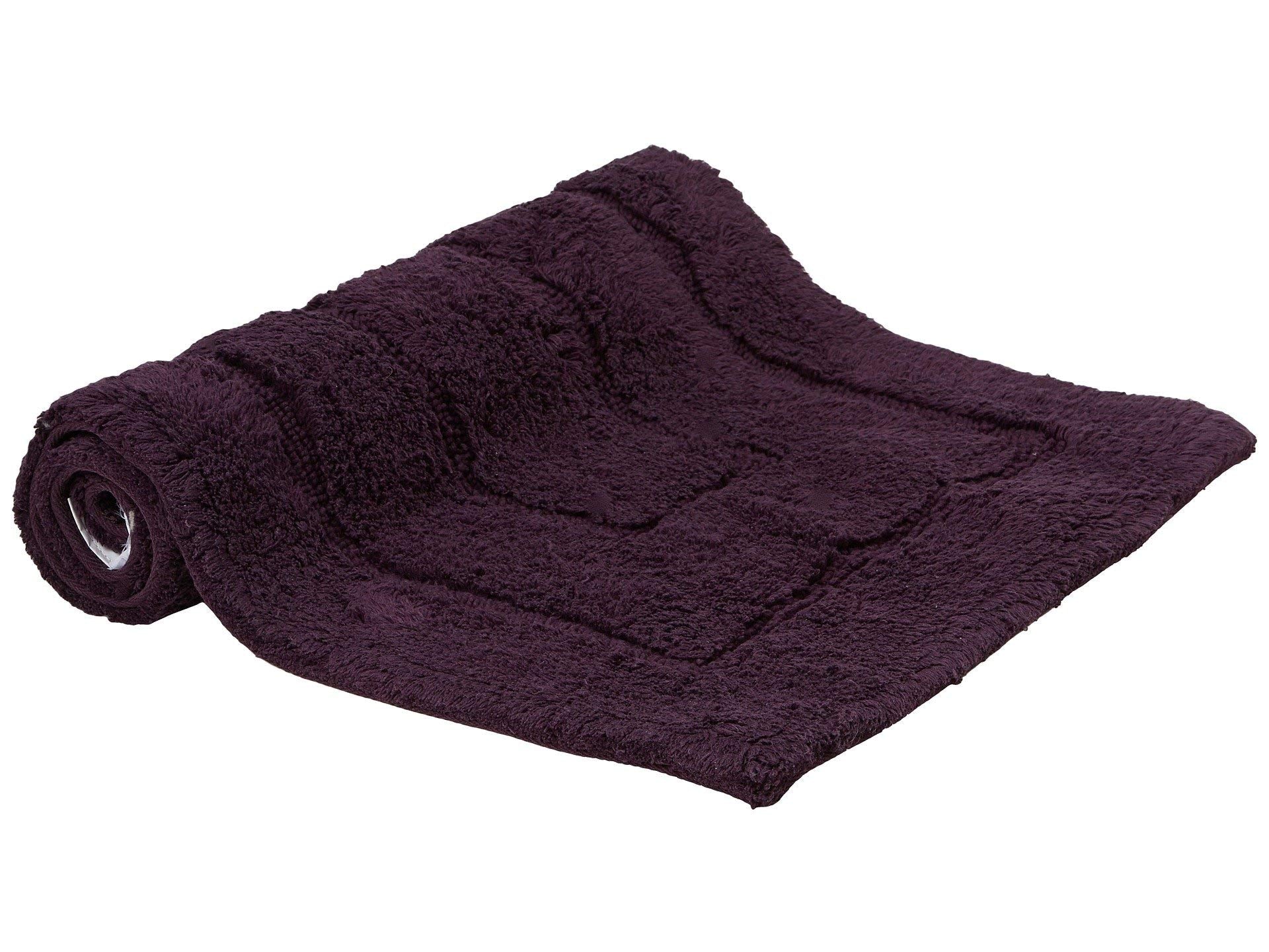 Kassatex Kassa Design Bath Rug, 20 By 32-Inch, Plum