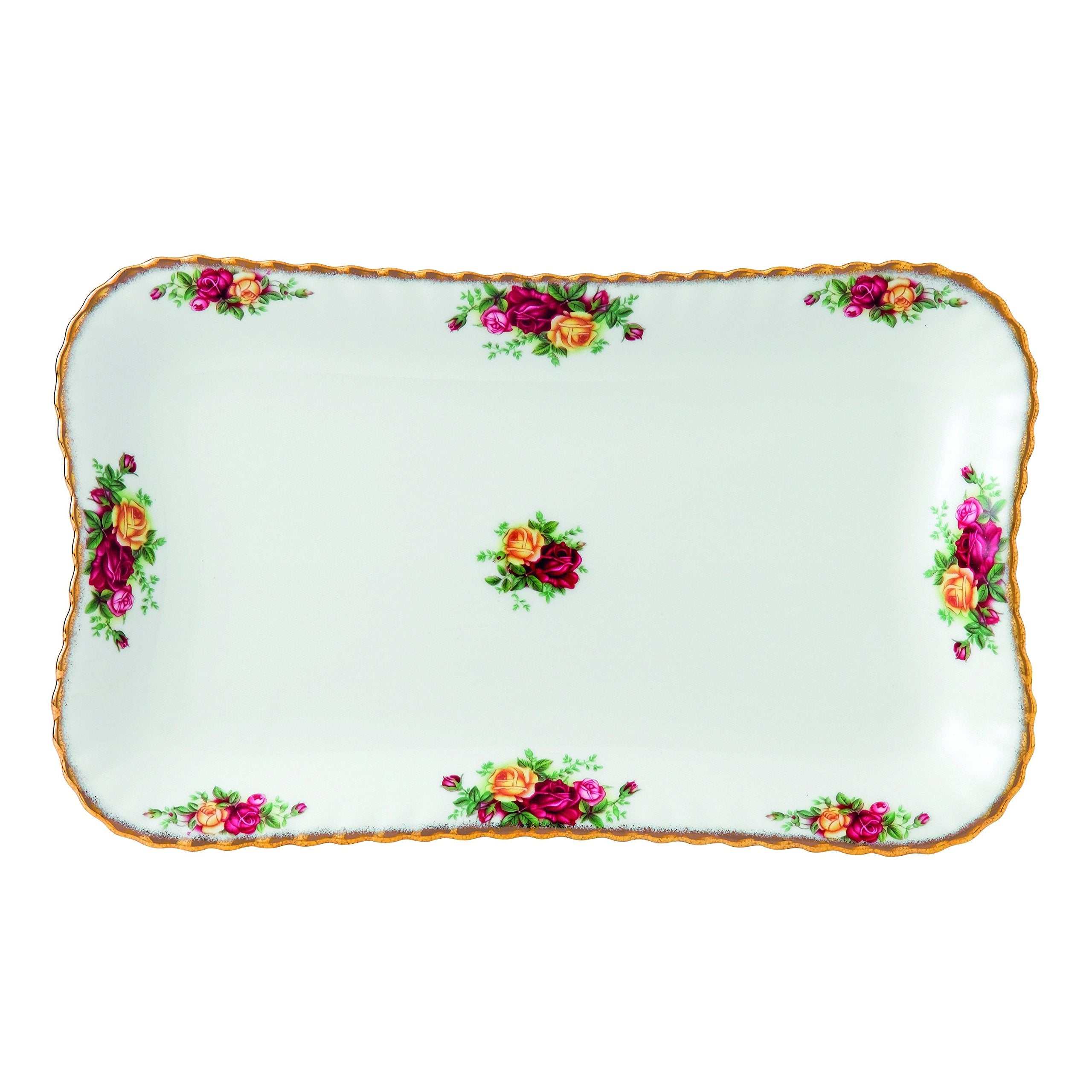 Royal Albert 40020916 13'' Old Country Roses Tray, Multicolor