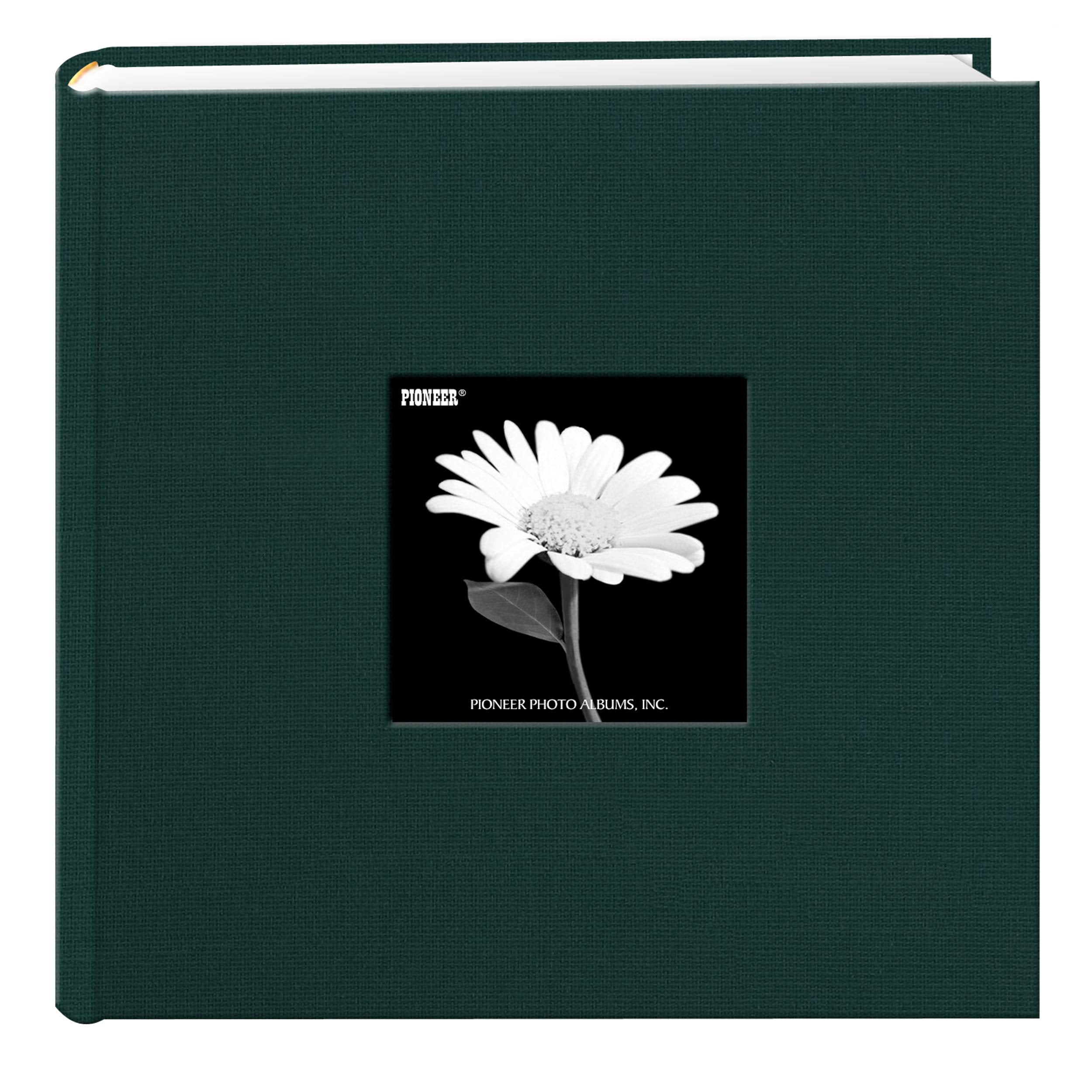 Fabric Frame Cover Photo Album 200 Pockets Hold 4x6 Photos, Majestic Teal