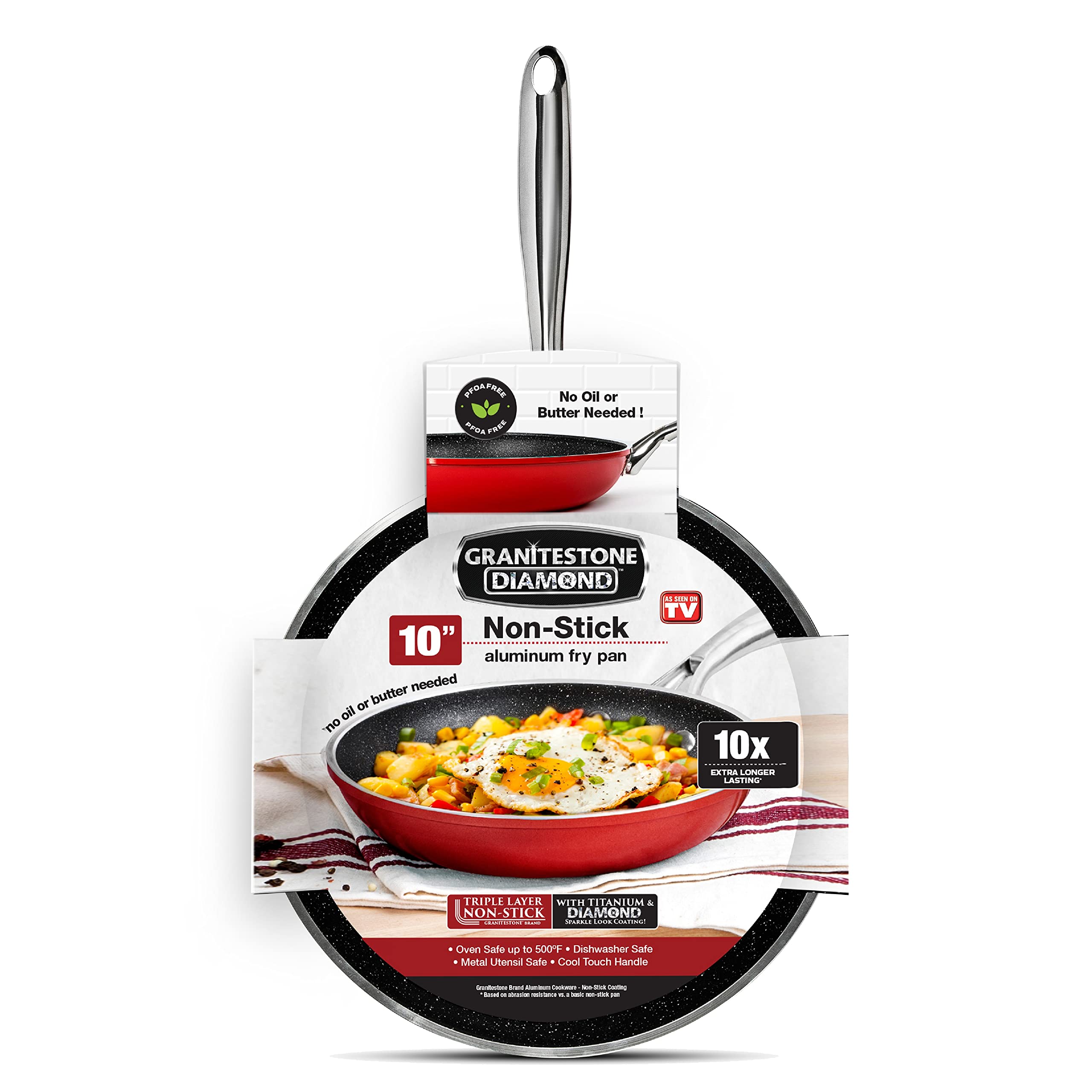Granite Stone Coated Nonstick Frying Pan - 10 Inch Frying Pan Nonstick Pan Skillets Nonstick Non Stick Pan Cooking Pan Fry Pan S