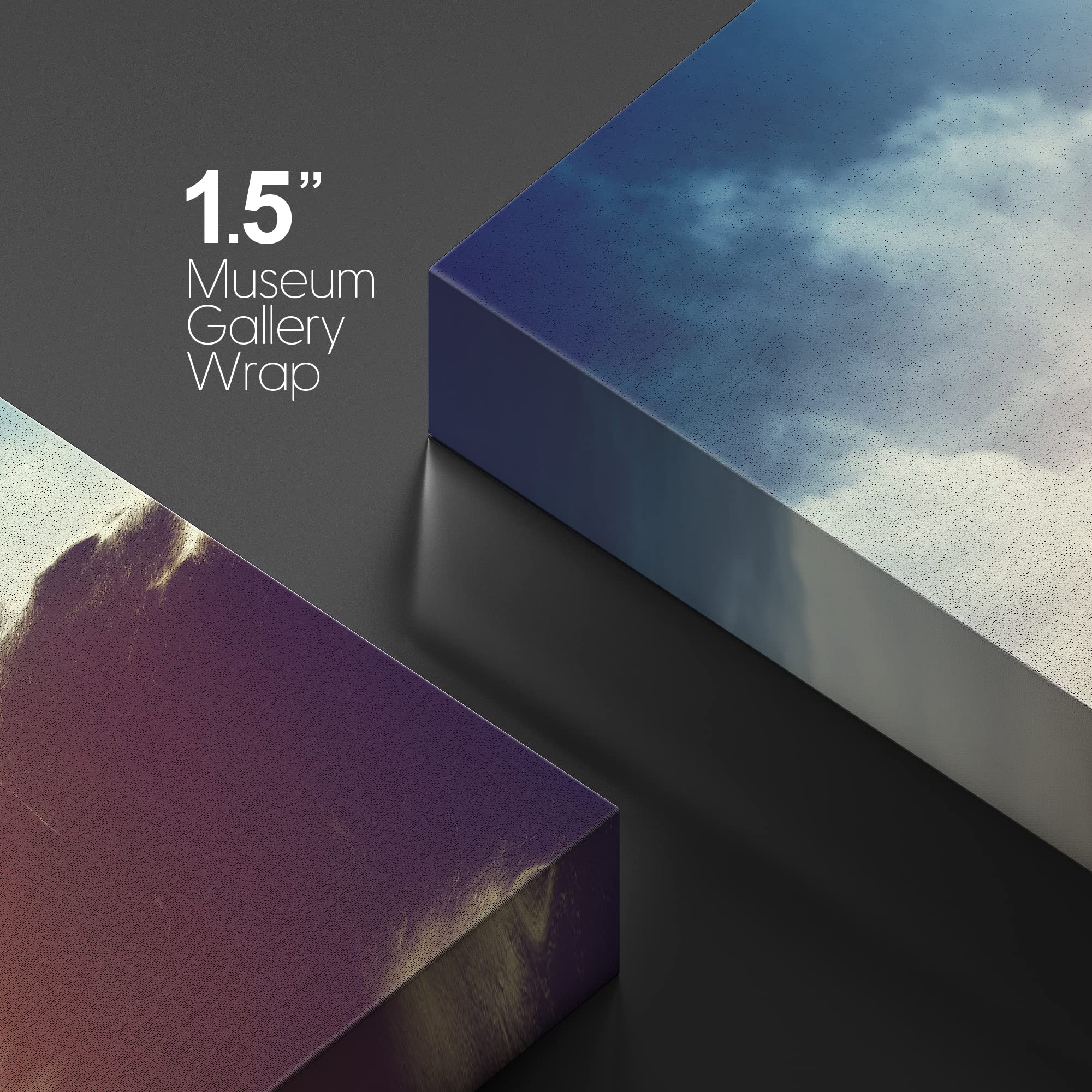 Canvas Prints Wall Art - Man Climbing On Rock Mountain At Sunset/Art Of Ambition | Modern Home Deoration/Wall Art Giclee Printin
