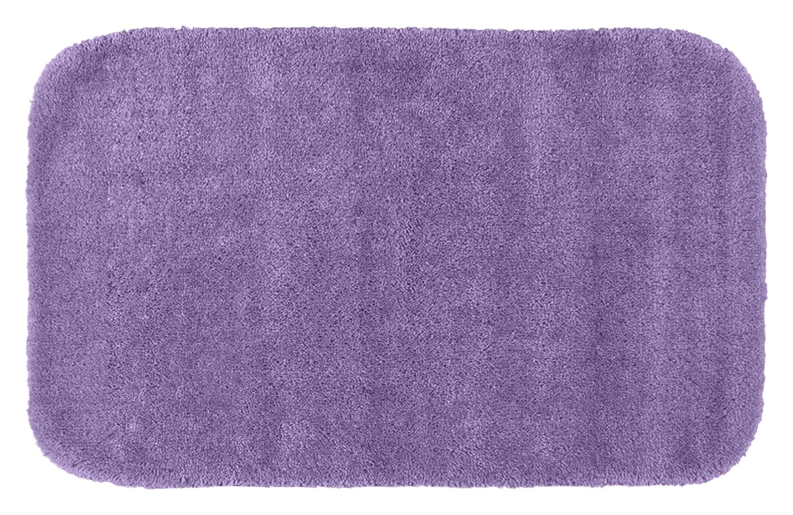 Garland Rug Traditional Plush Washable Nylon Rug, 24-Inch By 40-Inch, Purple