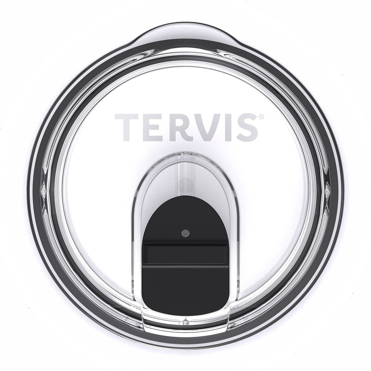 Tervis Slider Lid Made In Usa Double Walled Insulated Tumbler Travel Cup Keeps Drinks Cold & Hot, Fits 30Oz Stainless Steel, Cle
