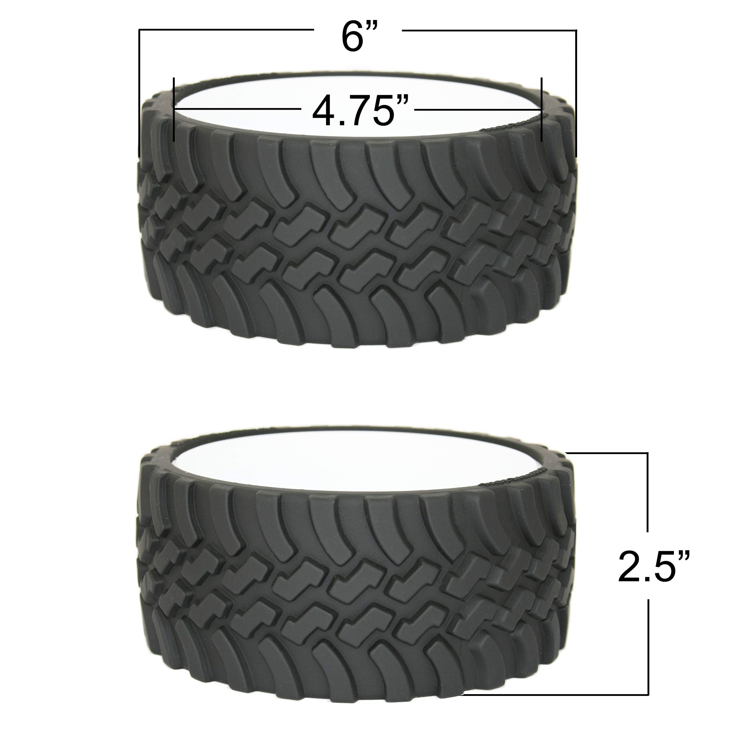 Wrenchware Knobby Tread Rubberized Tire Bowl, Men, Women And Kids Motor Enthusiasts Gift, Office, Men Cave, Workshop, Home And O