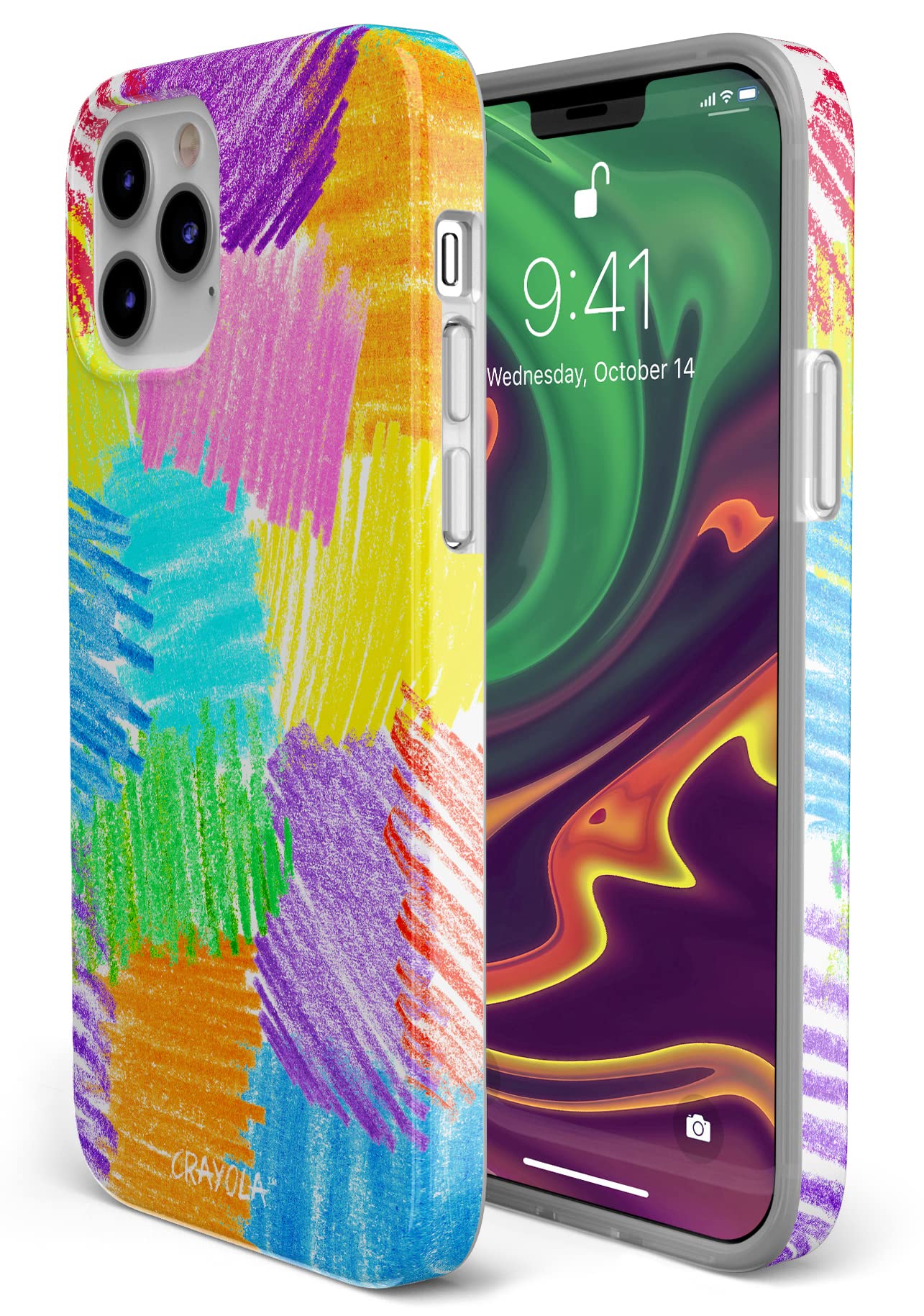 Casely Iphone 1212 Pro Case  Scribble Me That  Crayola Rainbow Pencil Case