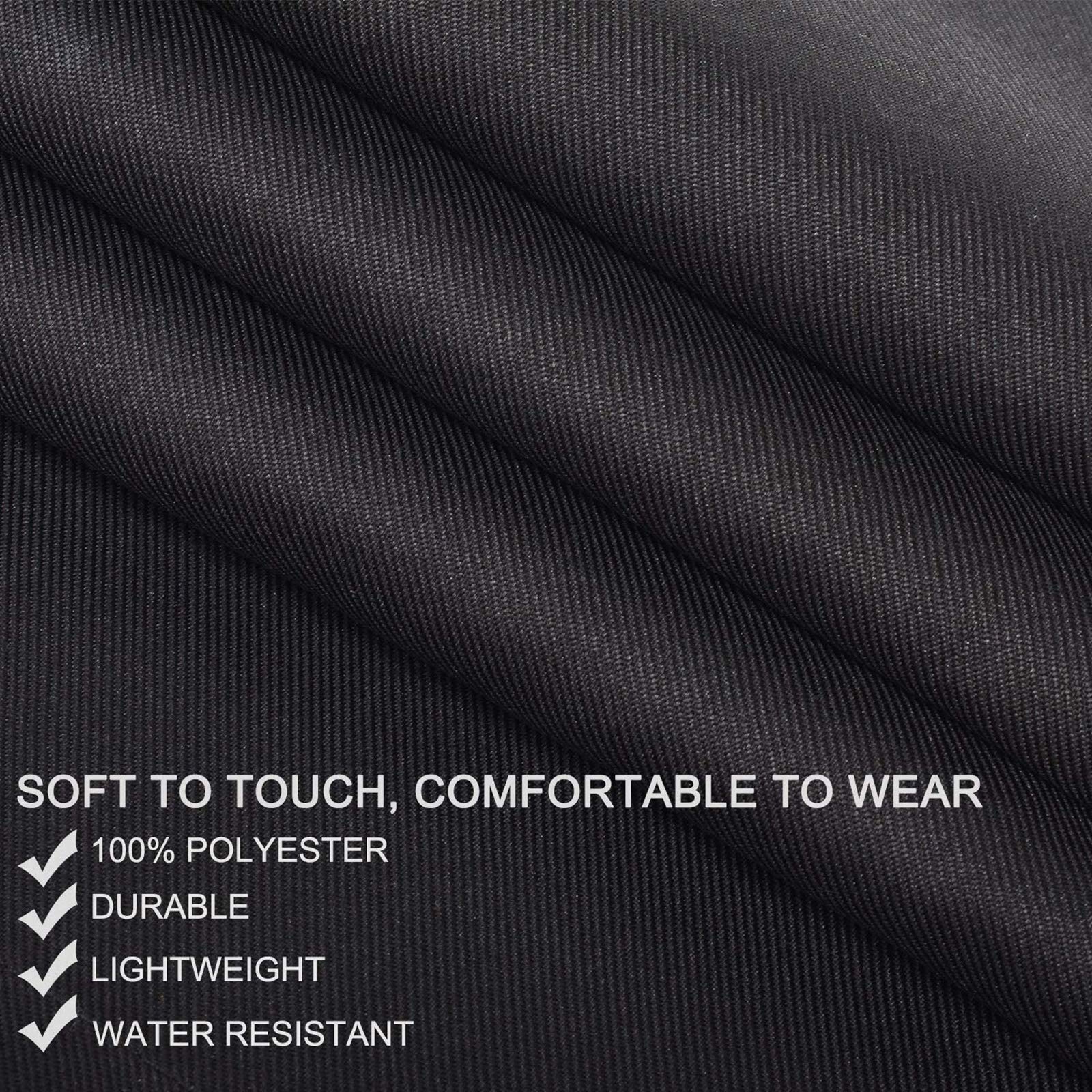 3 Pack Waist Apron - Server Aprons With 3 Pockets - Water & Oil Resistant Waitress Apron With Pockets - Black Aprons For Servers