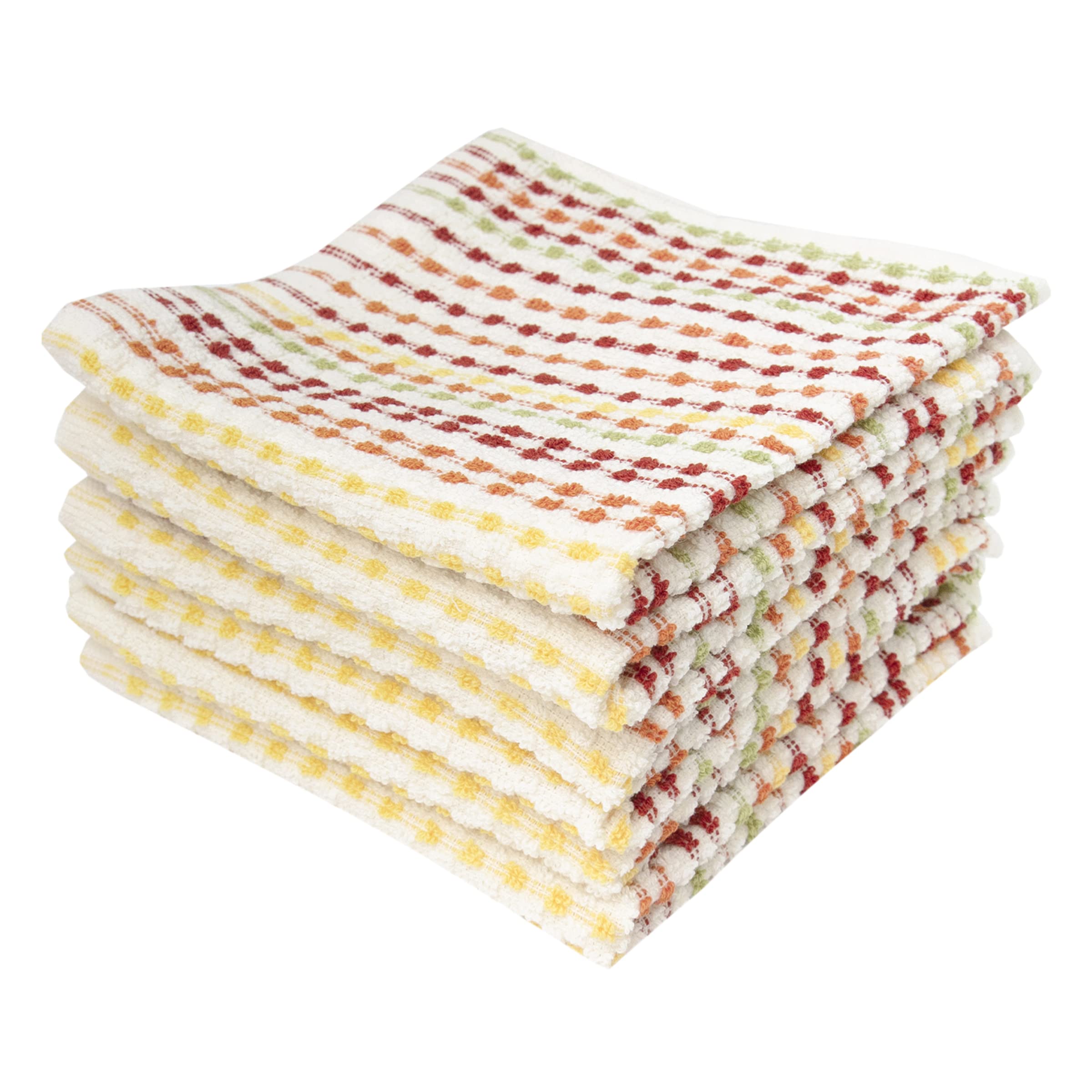 Ritz Pebble Bar Mop Cloth, Fall Color, 6 Piece Set