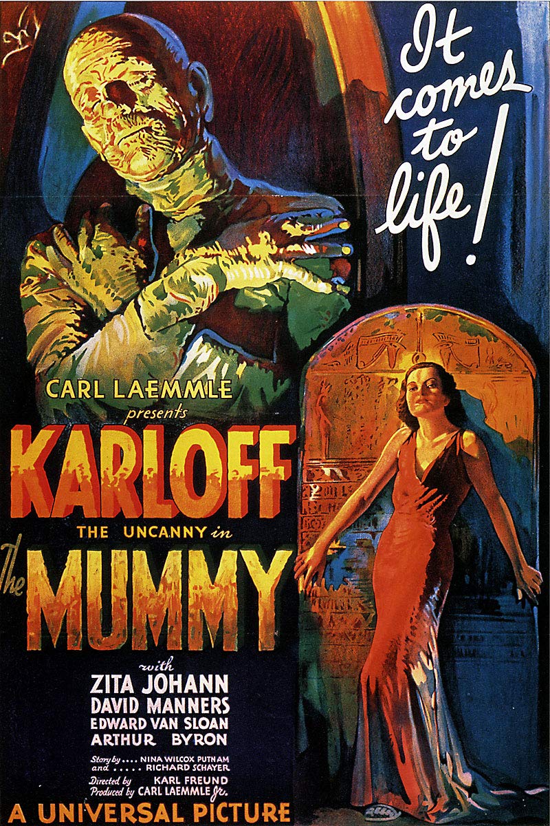 American Gift Services - The Mummy Vintage Boris Karloff Movie Poster - 11X17