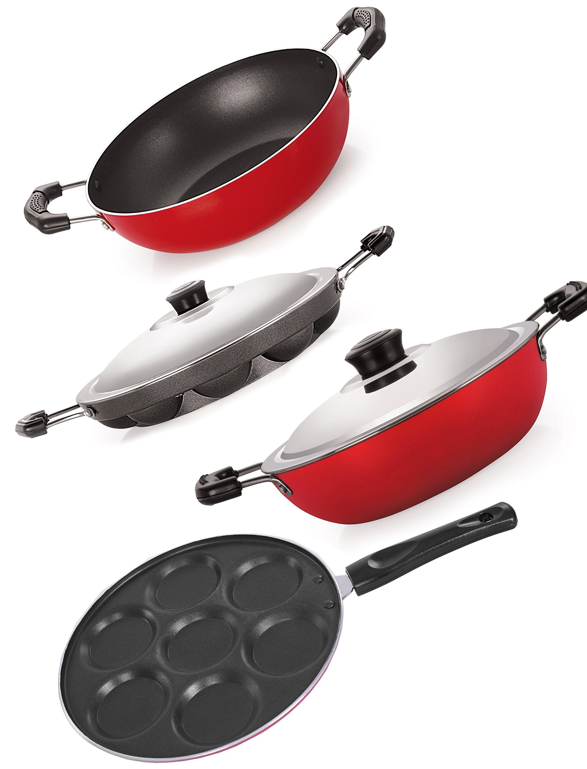Nirlon Home And Kitchen NonStick Cookware Combo Set