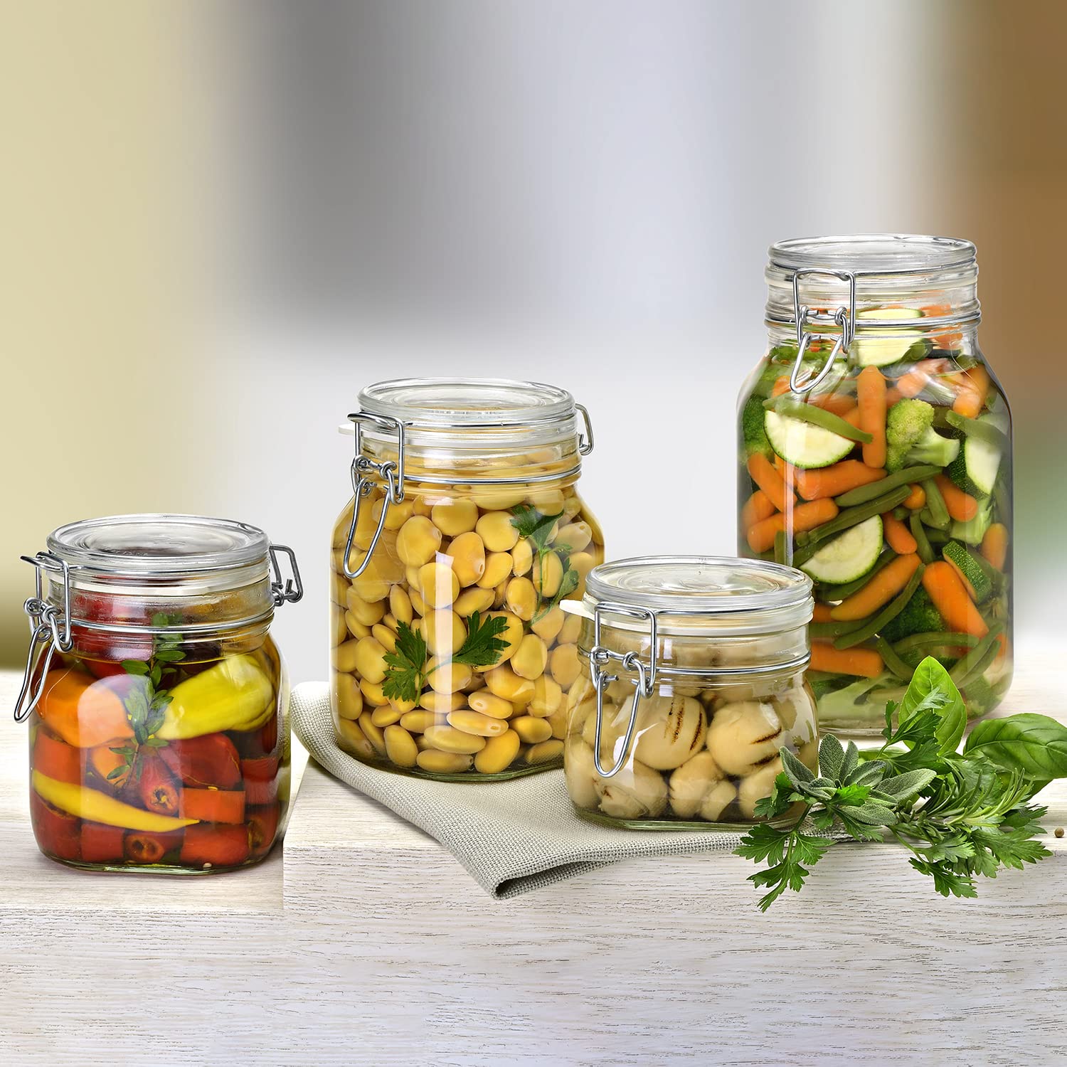 Bormioli Rocco Fido Storage Jar - Wire Bail - 500 mL