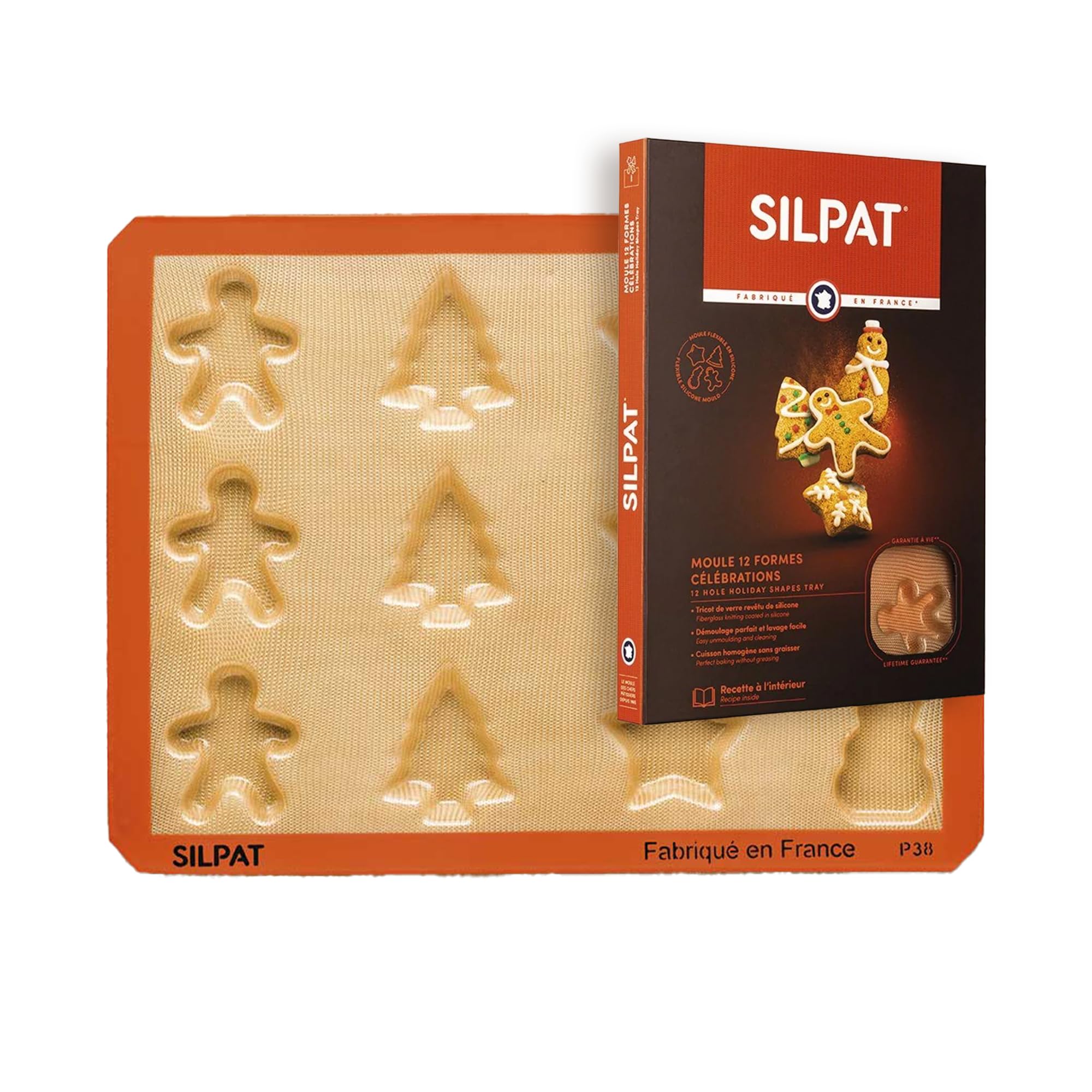 Silpat The Original Holiday Treats Baking Molds, 11 5/8'' X 15 3/4''