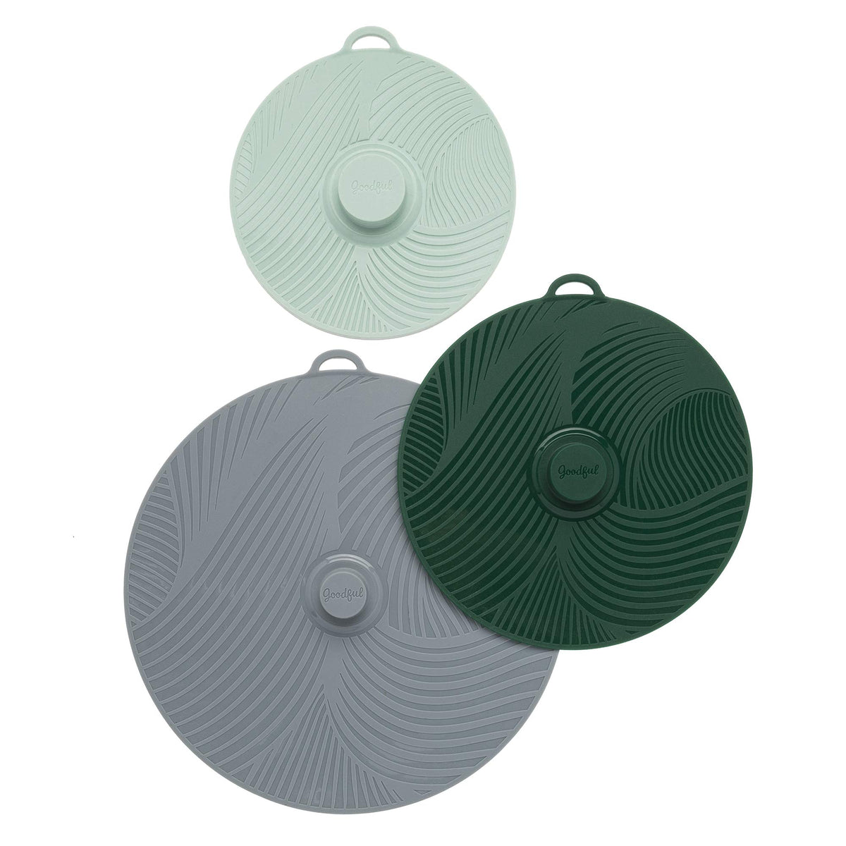 Goodful Universal Silicone Lids For Pots And Pans, Heat Safe, Reusable Suction Seal Covers For Bowls, Pots, Cups- Food Grade, Di